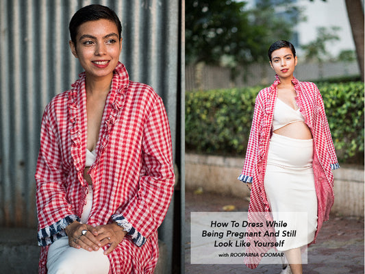 How to dress while you're pregnant and still look like yourself.
