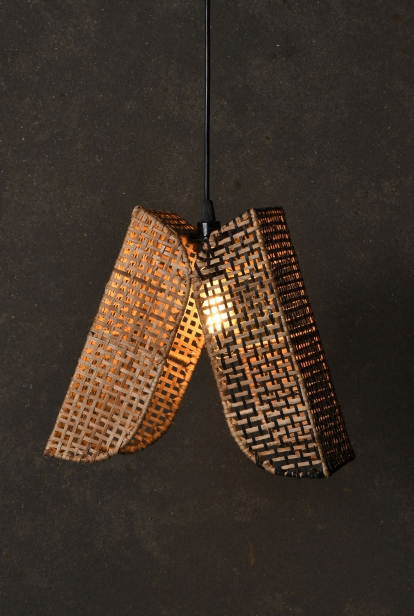 Akito Cane Pendant Lamp (Shipping Only In India)