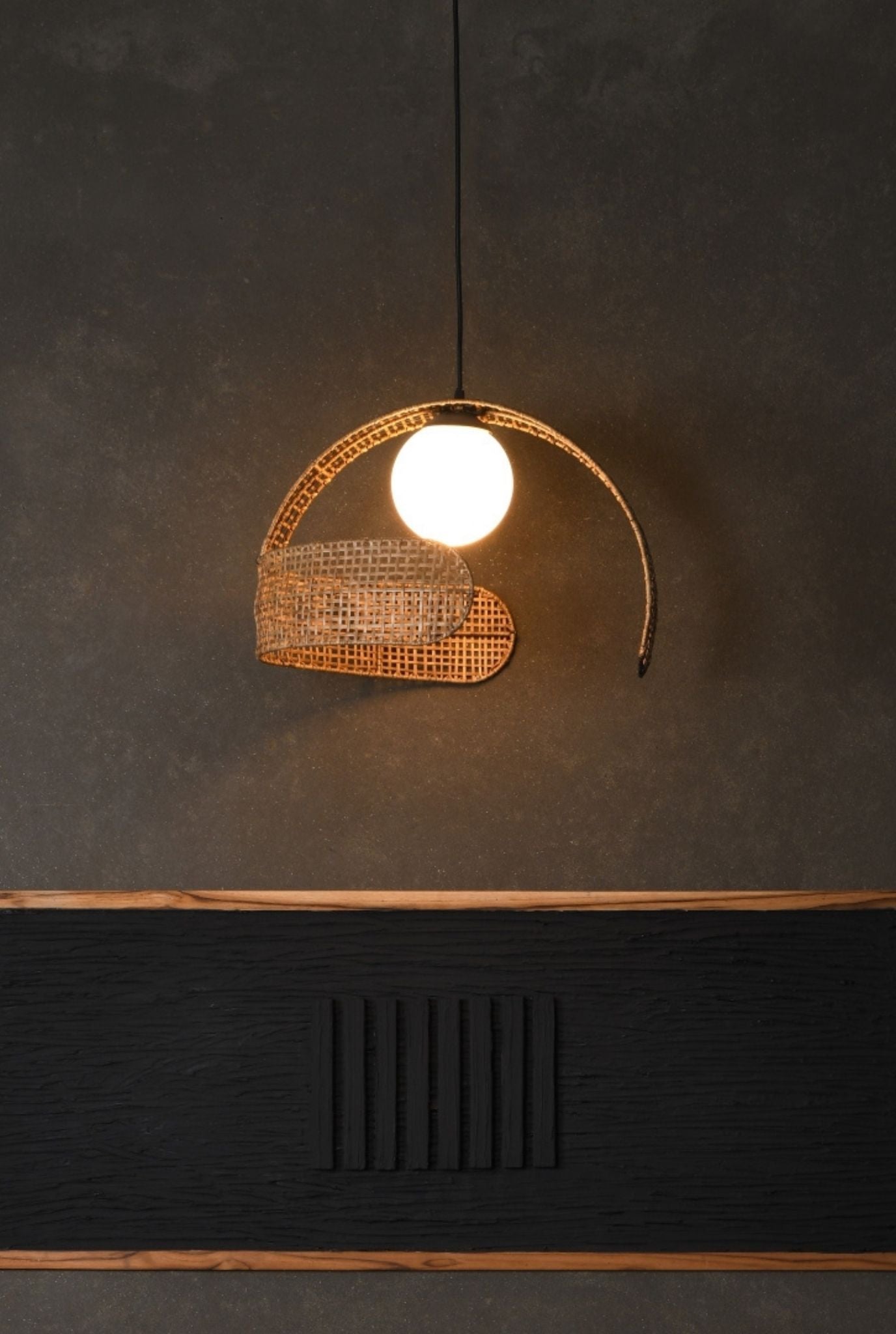 Kohima Cane Pendant Lamp (SHIPPING ONLY IN INDIA)