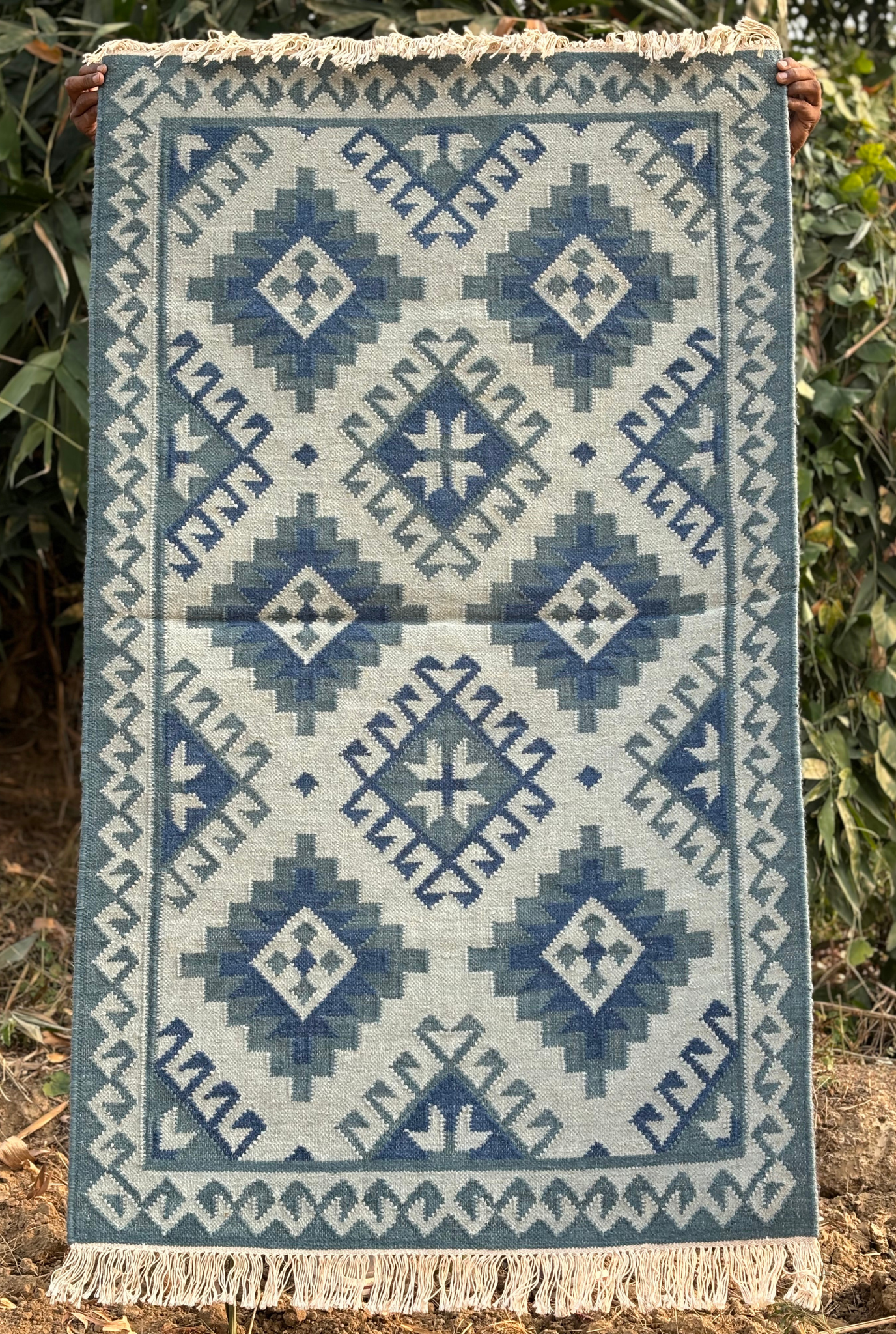 Hand-Woven Jharna Rug