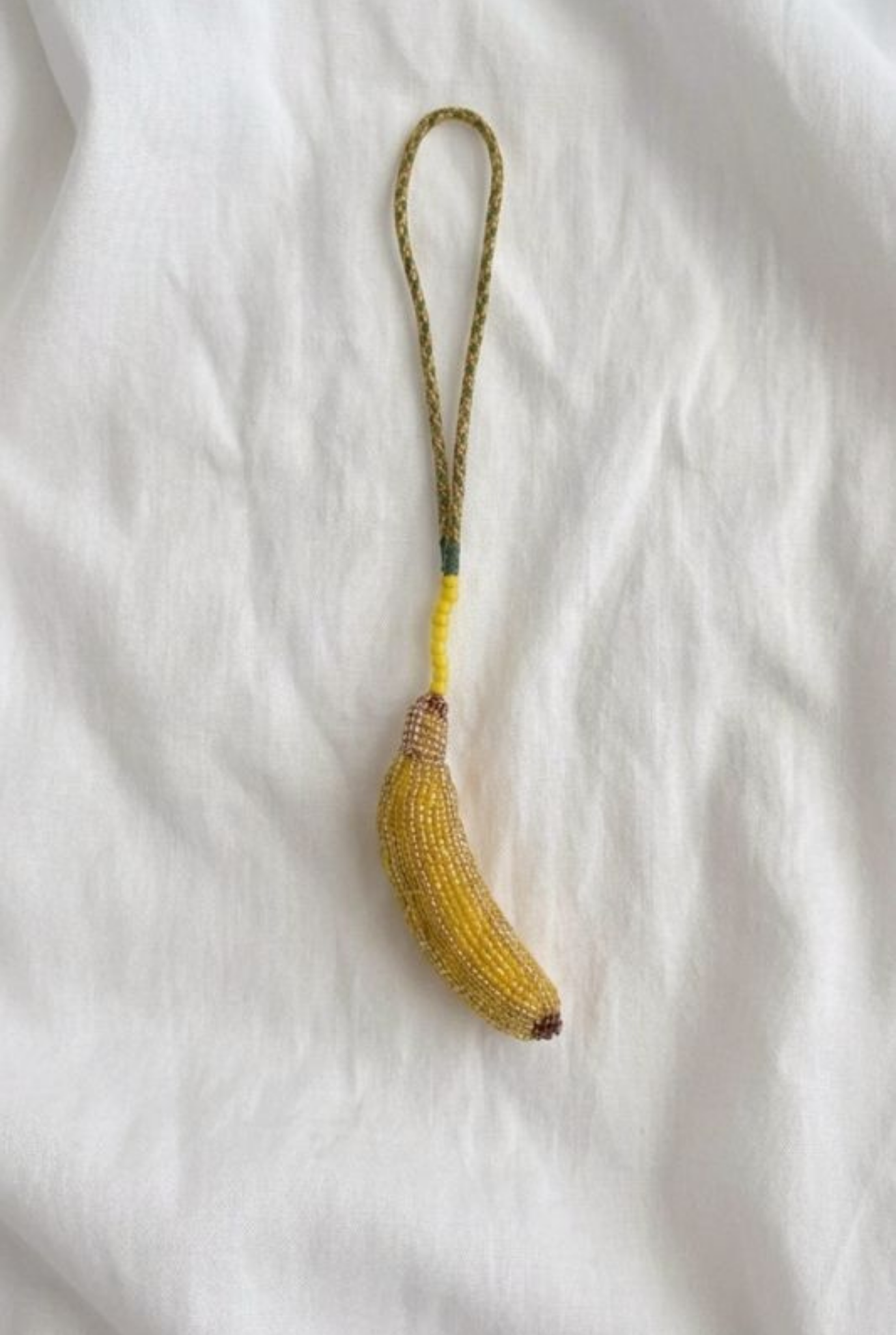 Banana Beaded Charm