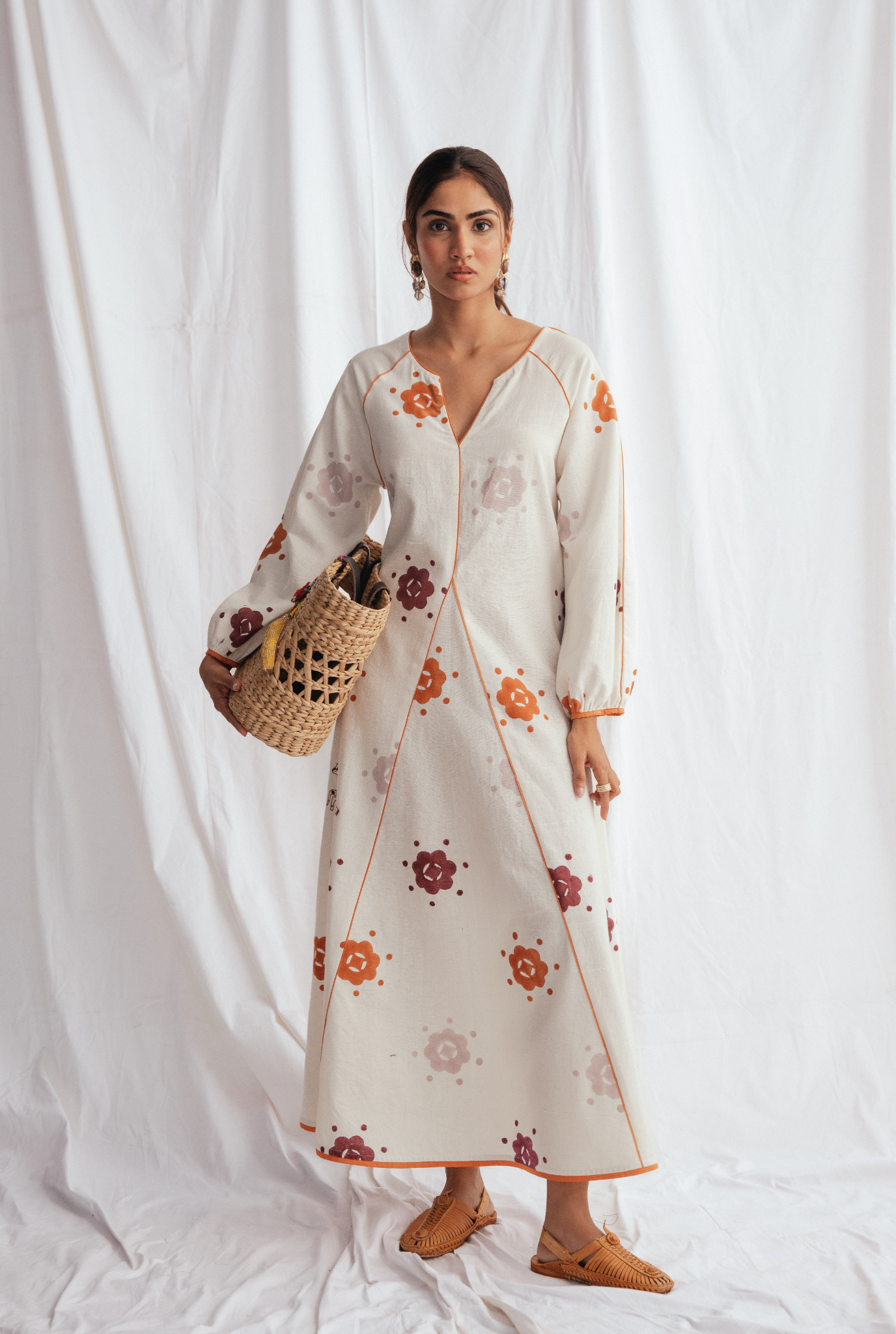 Thandai Peasant Dress M