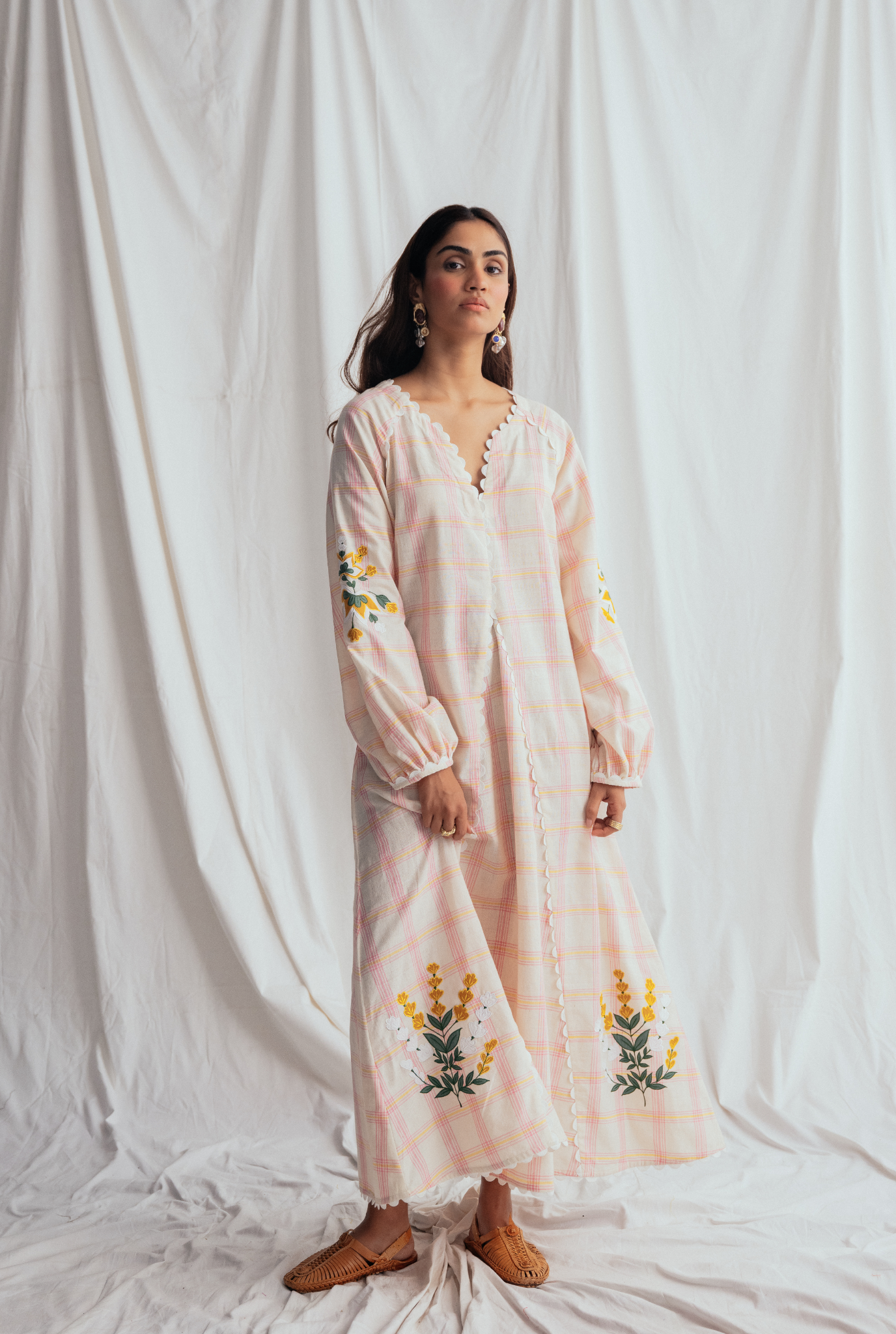 Chataai Peasant Dress