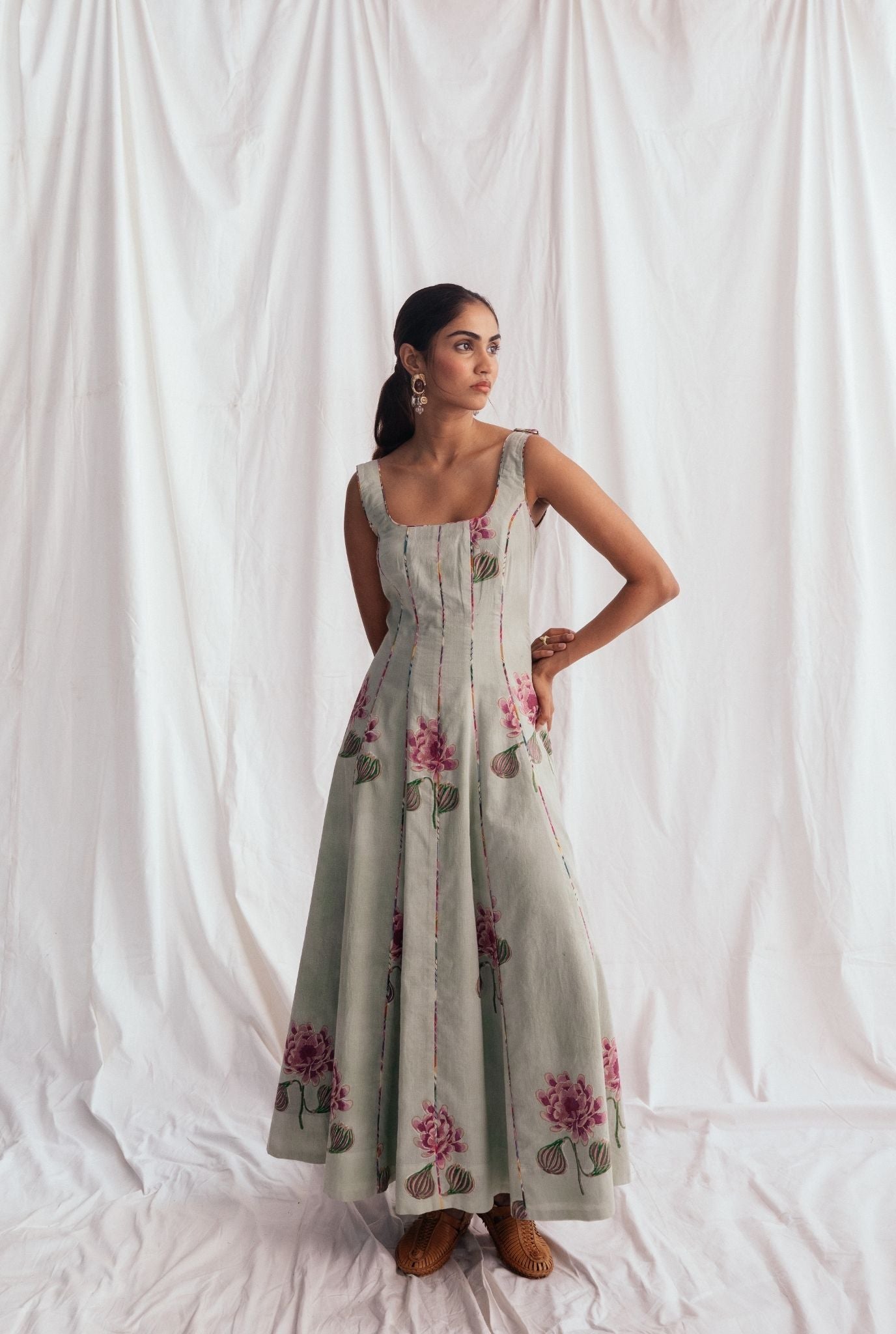 panel dress designs Gulkand XXL #0063 Luxury Satin Colors:Sky Blue Some call it je Georgia Mini Dress -
