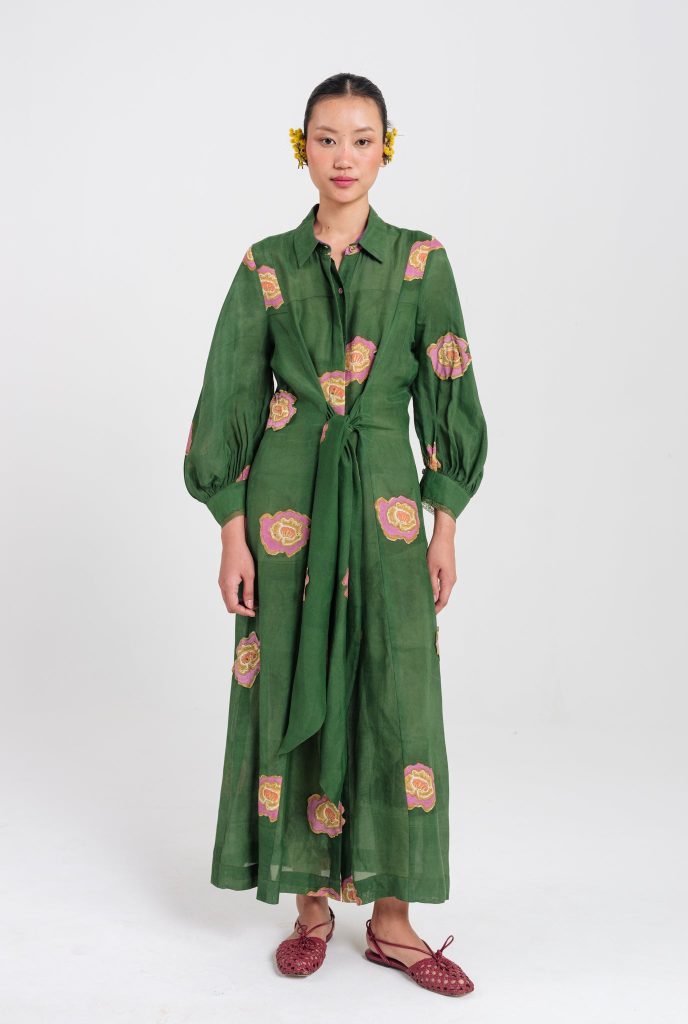 Flow Tie-Up Dress