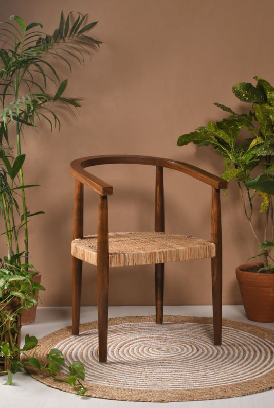 Tobu Teakwood Cane Armchair (SHIPPING ONLY IN INDIA)