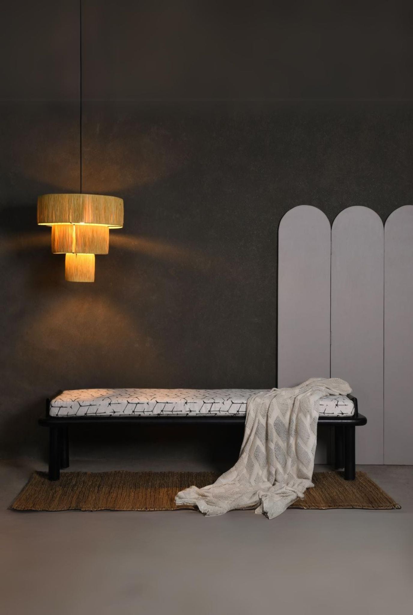 Asiago Teakwood Upholstered Bench (Shipping Only In India)