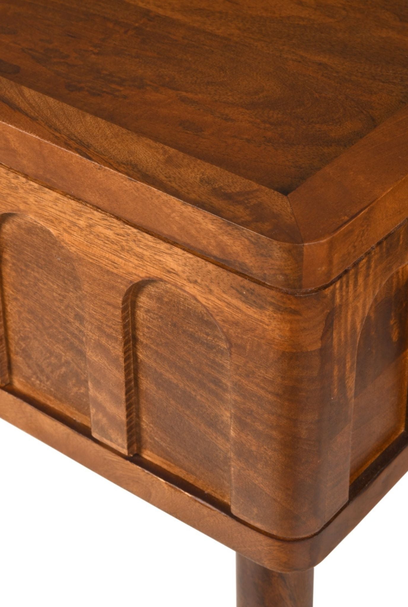 Dome Mango Wood Console Table (Shipping Only In India)