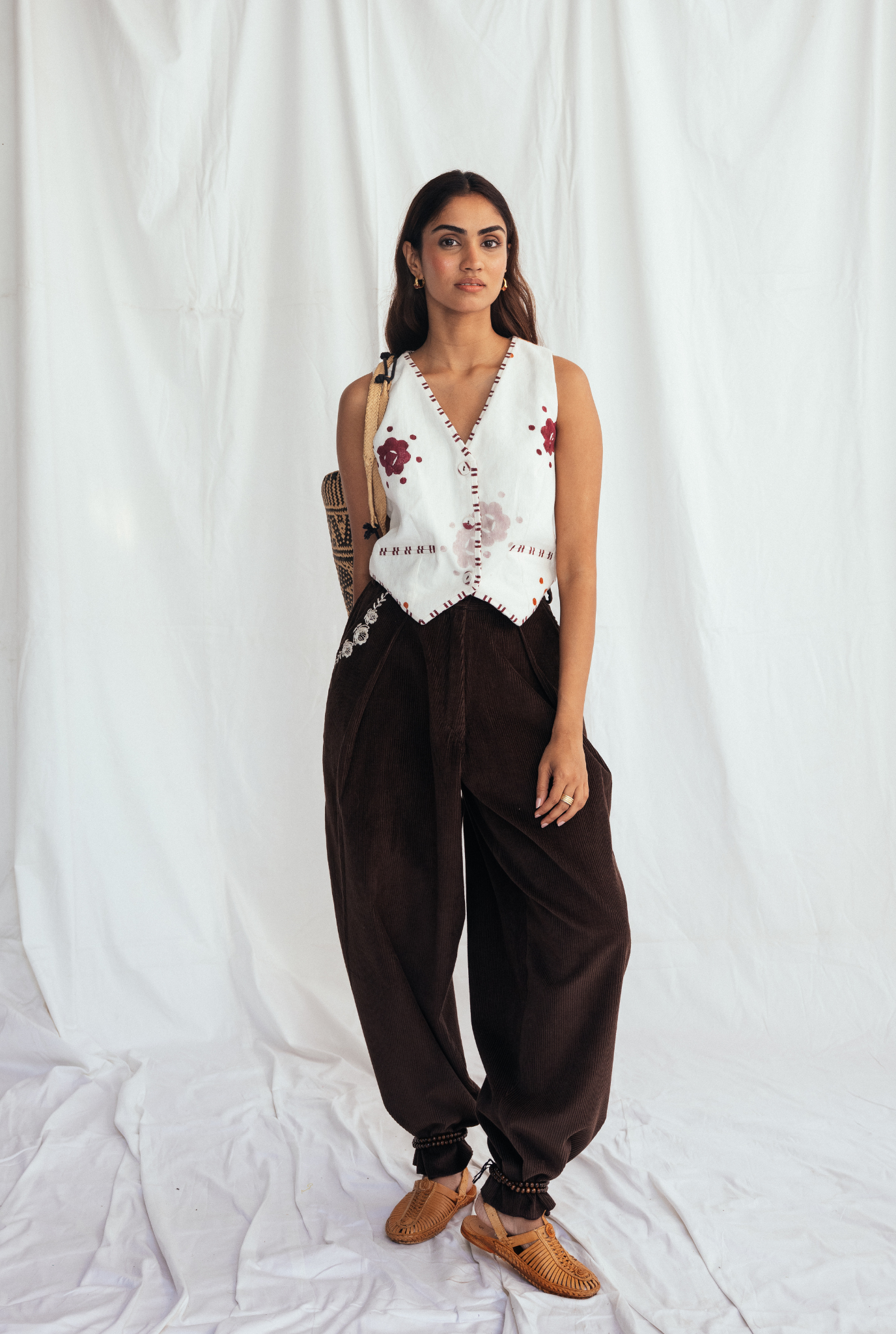 Thandai Corduroy Waistcoat