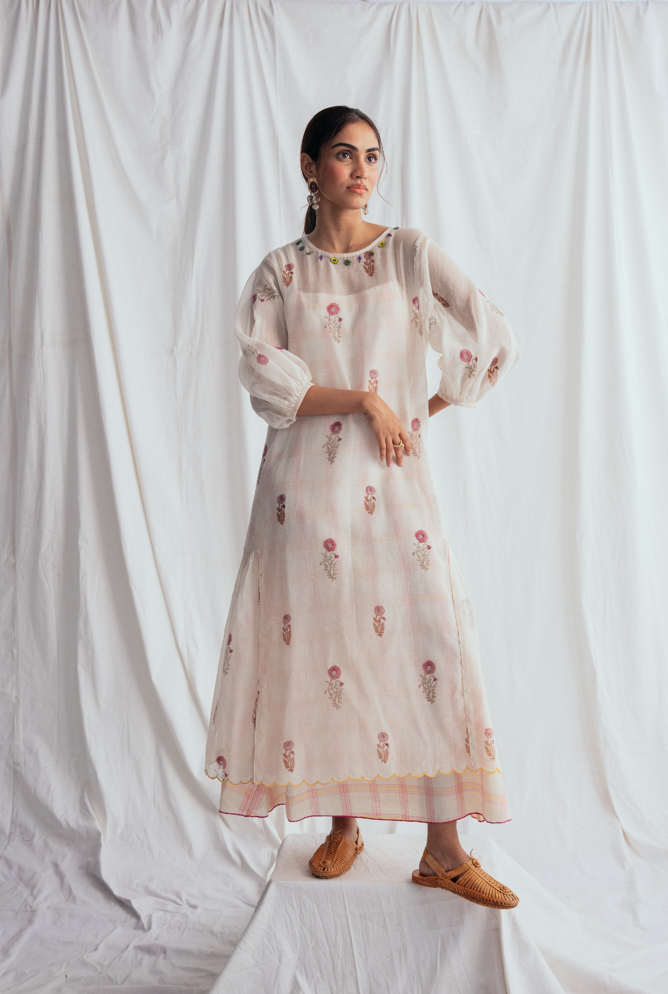 Kulfi Peasant Dress