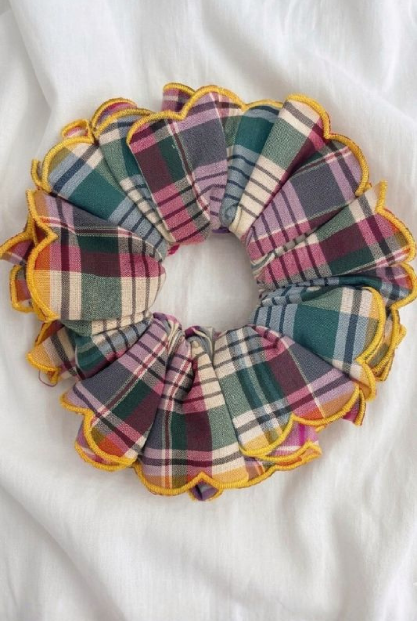 Sherbet Scallop Scrunchie