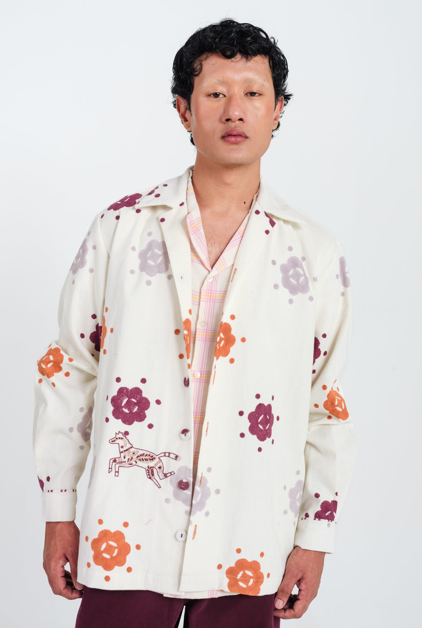 Thandai Cordoury Shacket