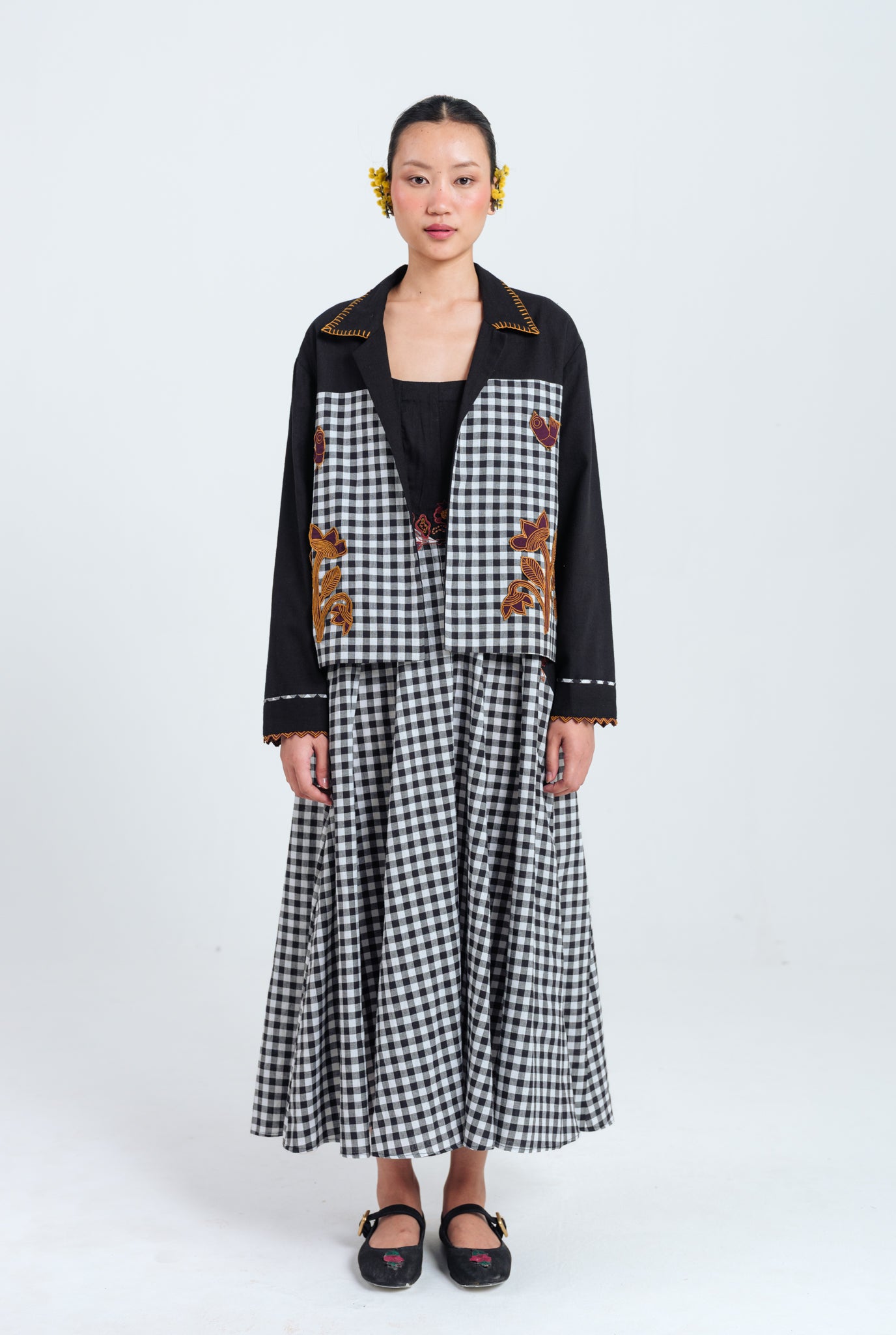 Groove Handloom Panelled Dress
