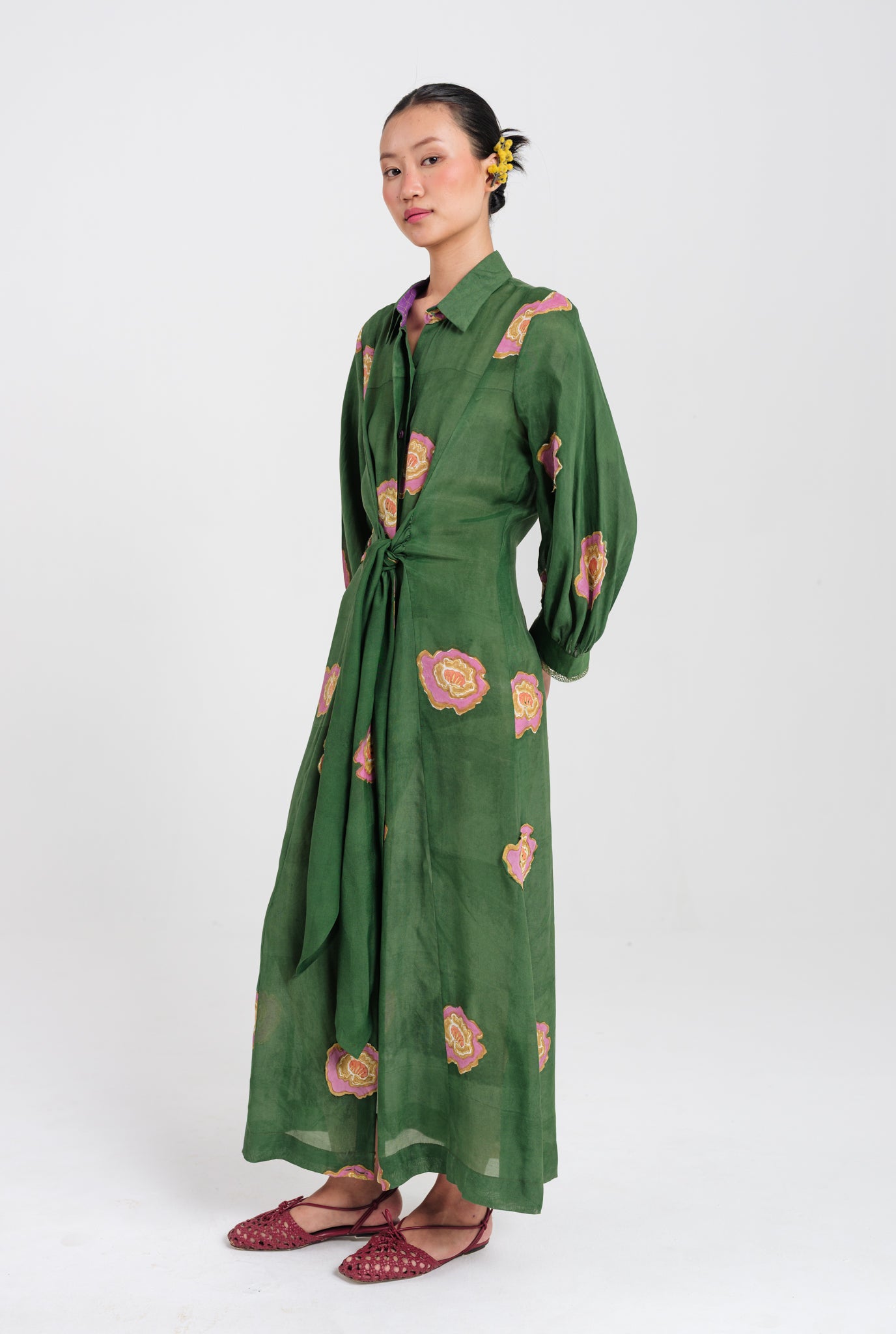 Flow Tie-Up Dress
