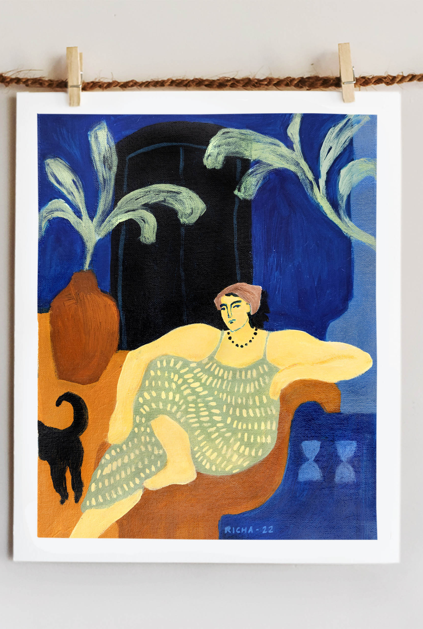 5 O'Clock On The Balcao Art Print