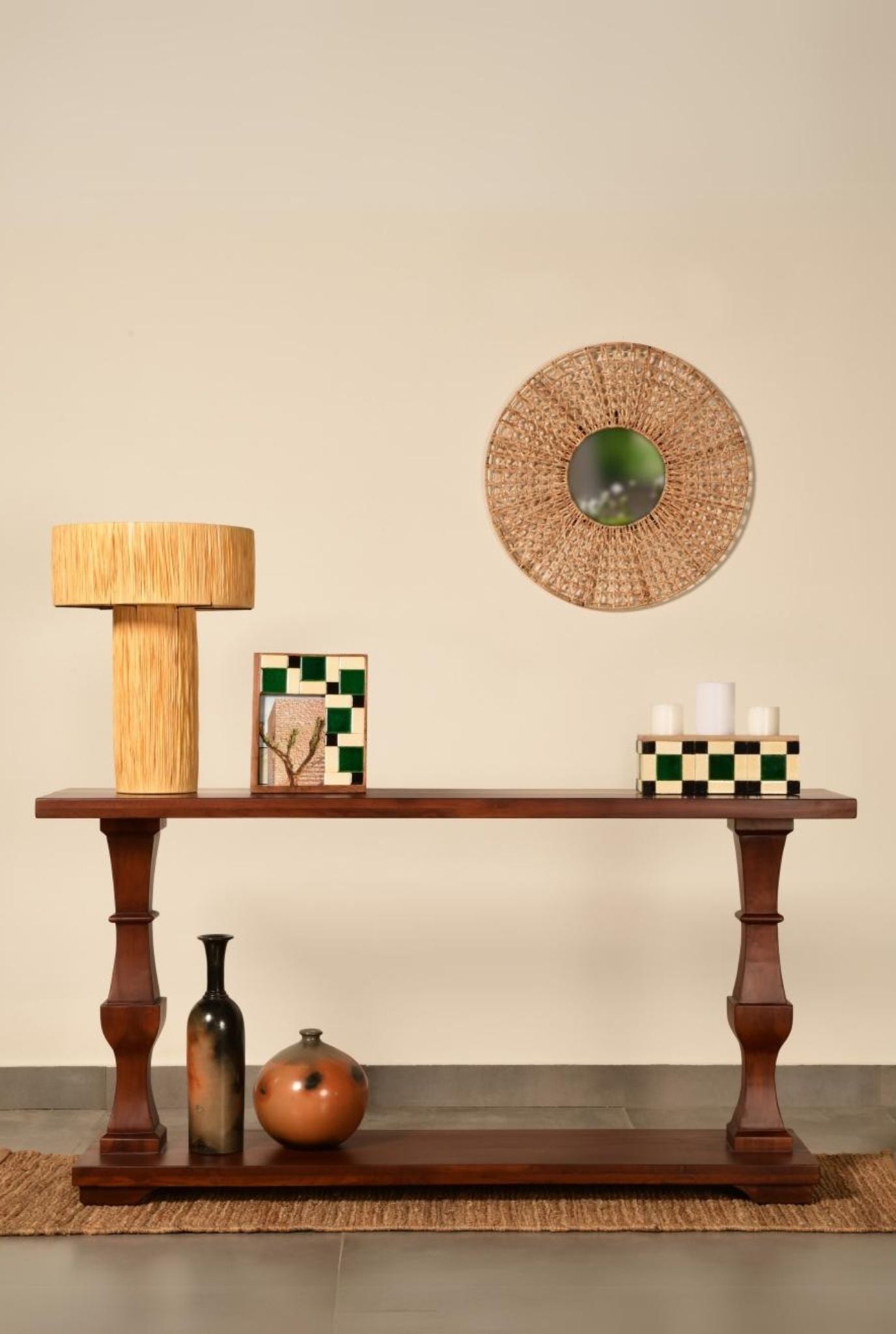Noir Colonial Style Console (Shipping Only In India)