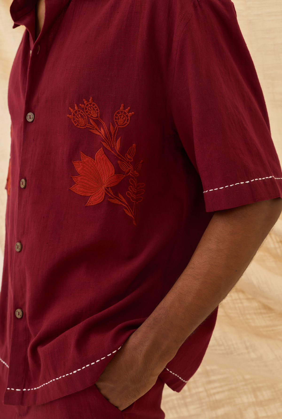 Kuhu Handloom Boxy Fit Shirt