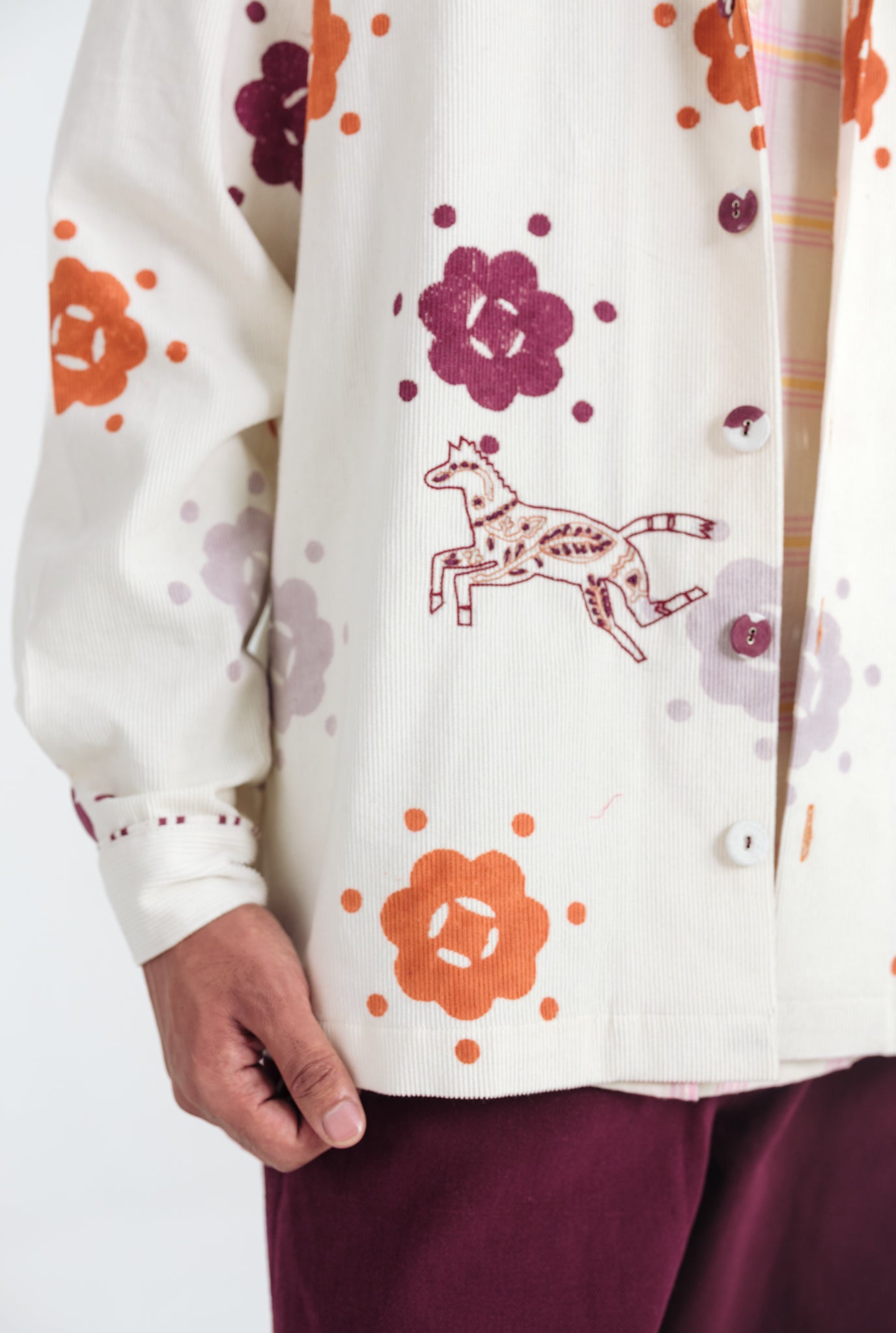 Thandai Cordoury Shacket