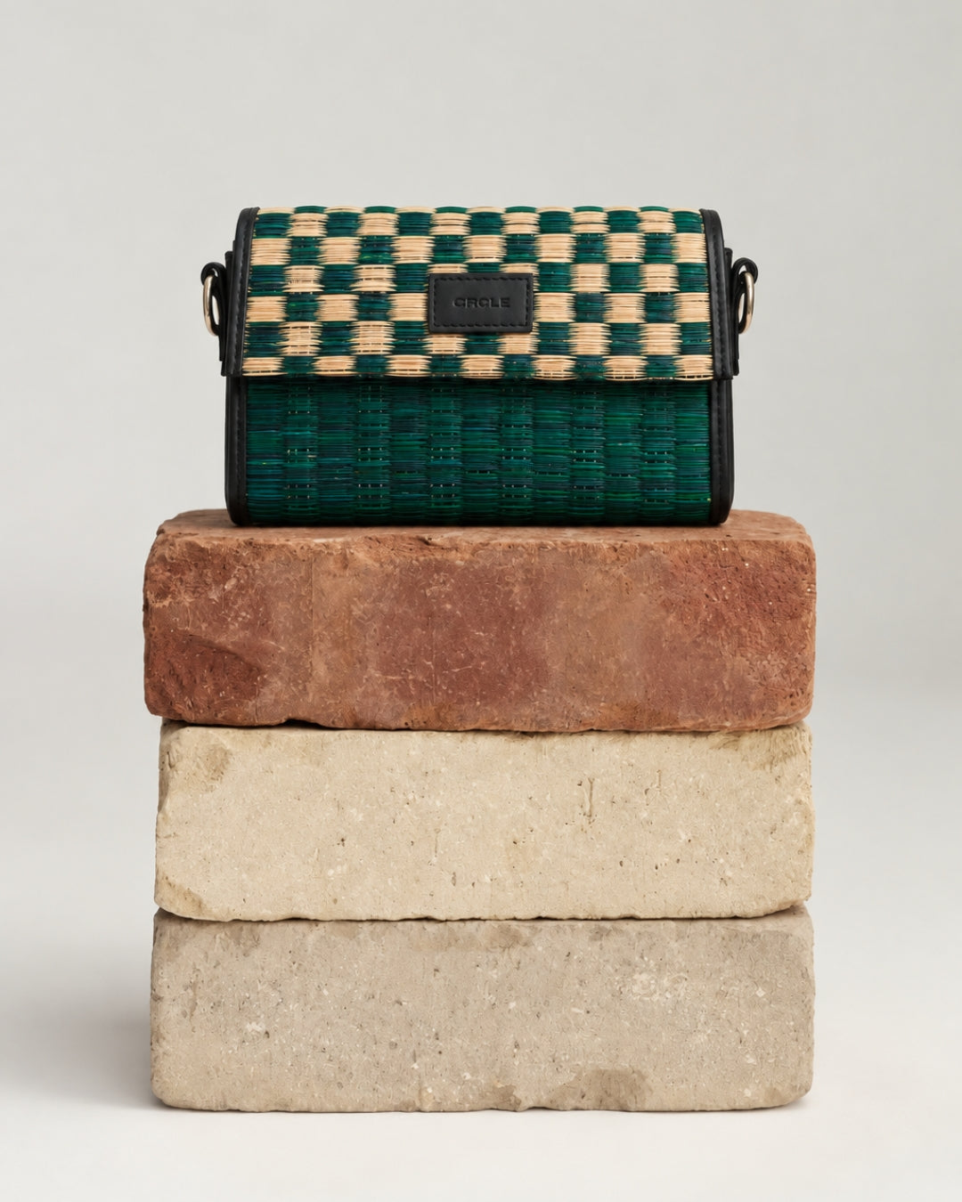 BLOCK BAG (GREEN)
