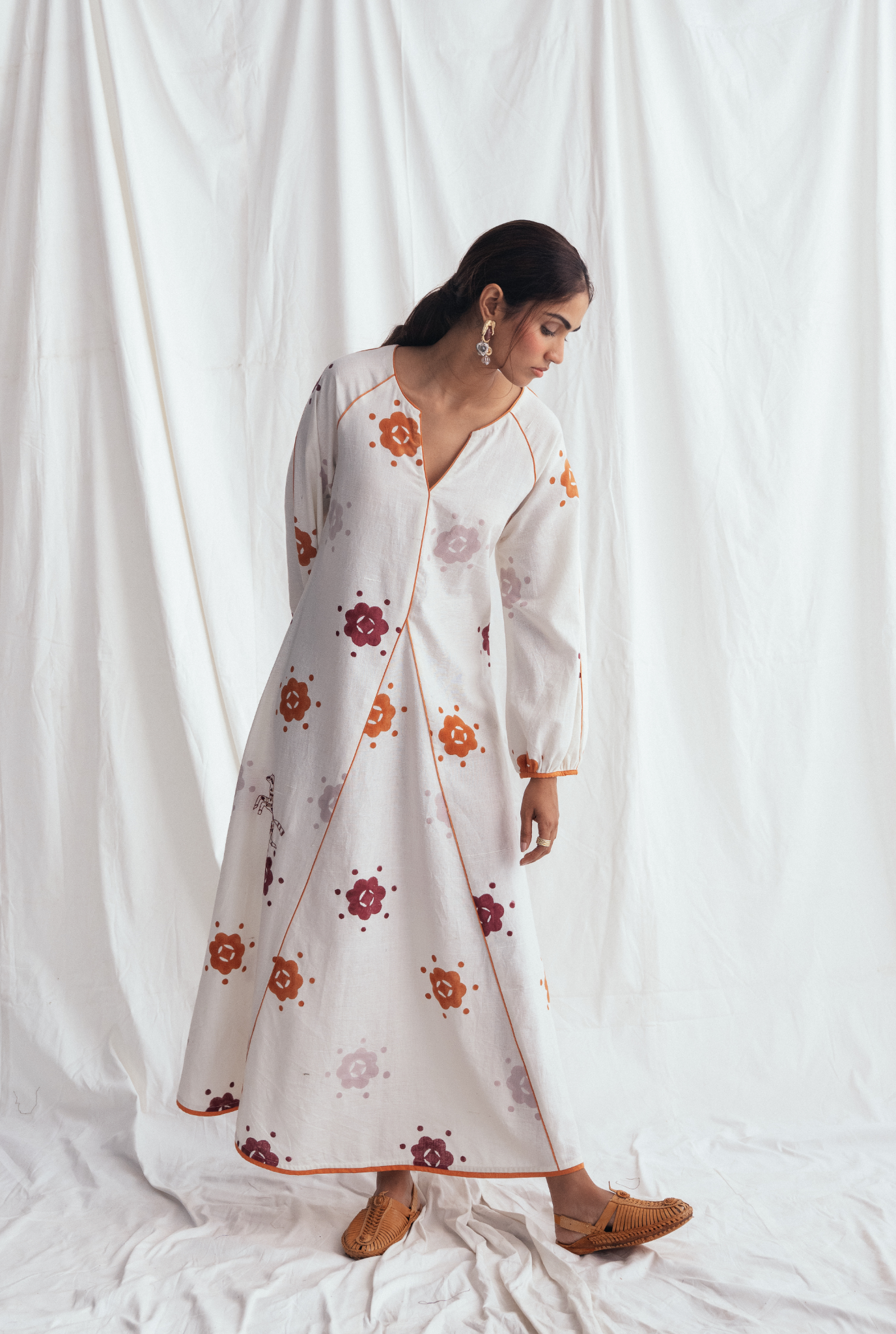 Thandai Peasant Dress