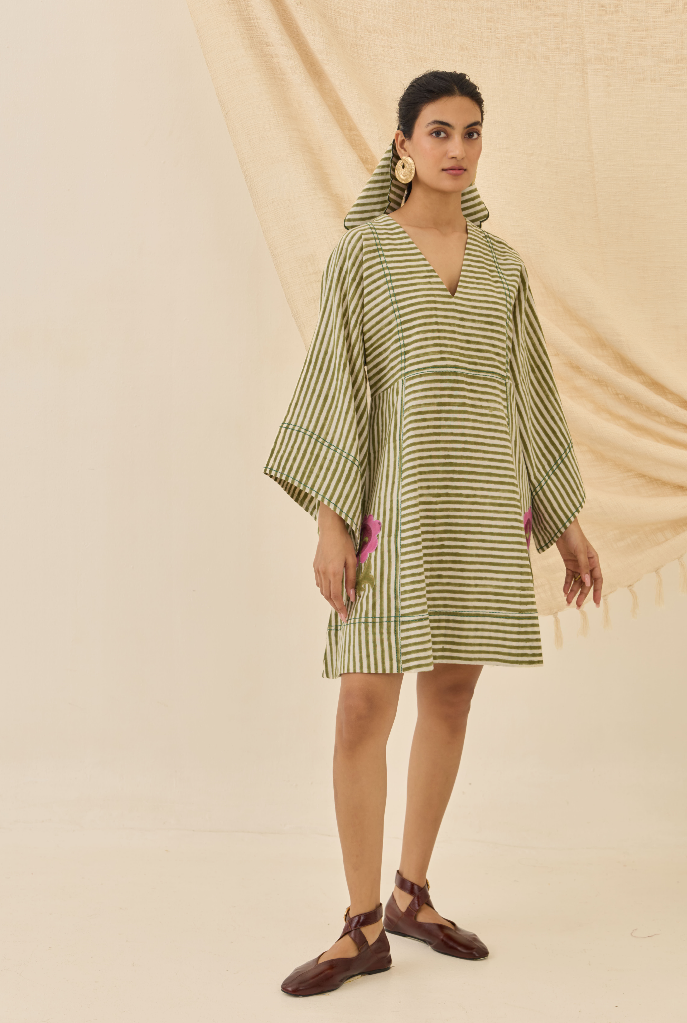 Pihu Handloom Shift Dress