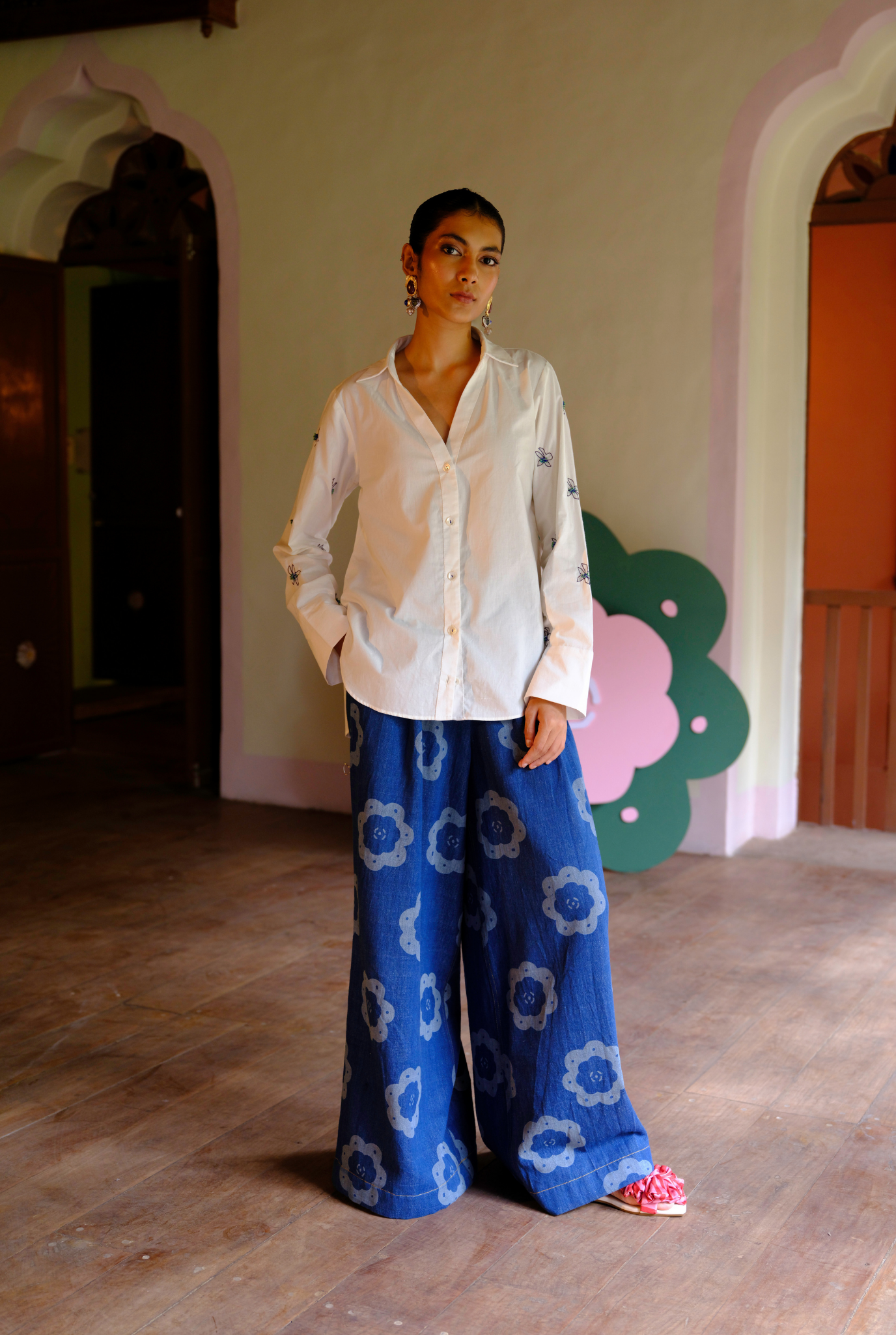 Rosella Handwoven Waistcoat and Shirt Set
