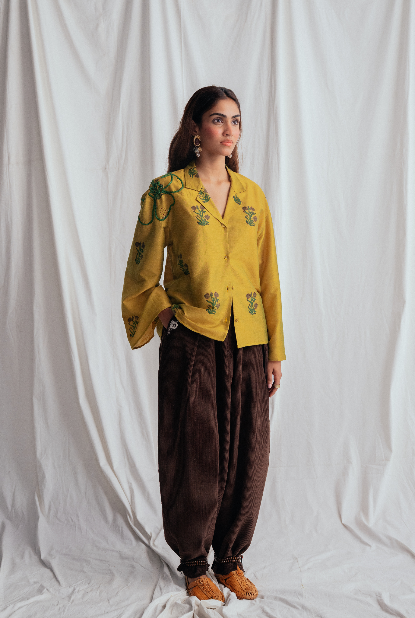 Nimbu Silk Shirt