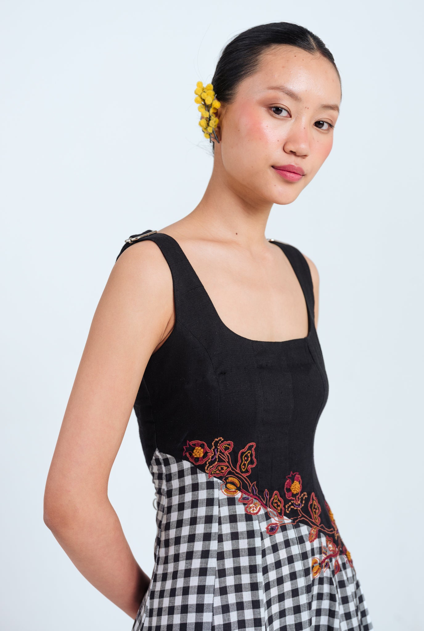 Groove Handloom Panelled Dress