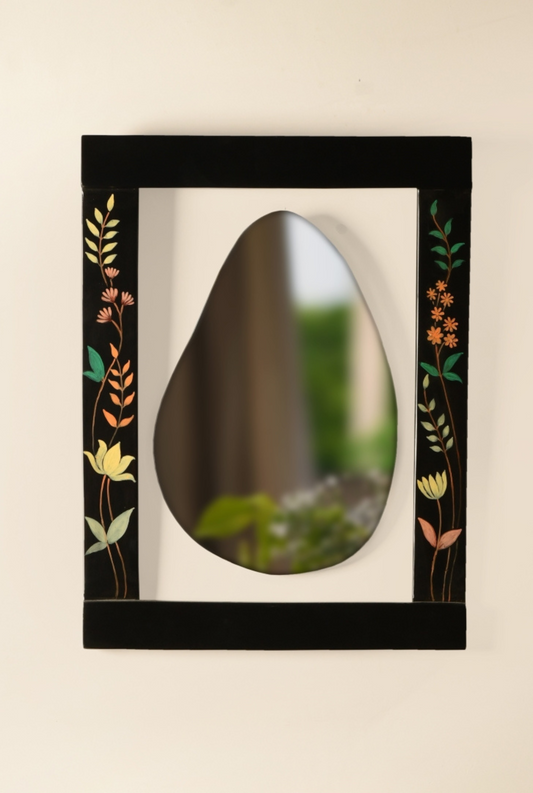 Black Beauty Wall Mirror (SHIPPING ONLY IN INDIA)
