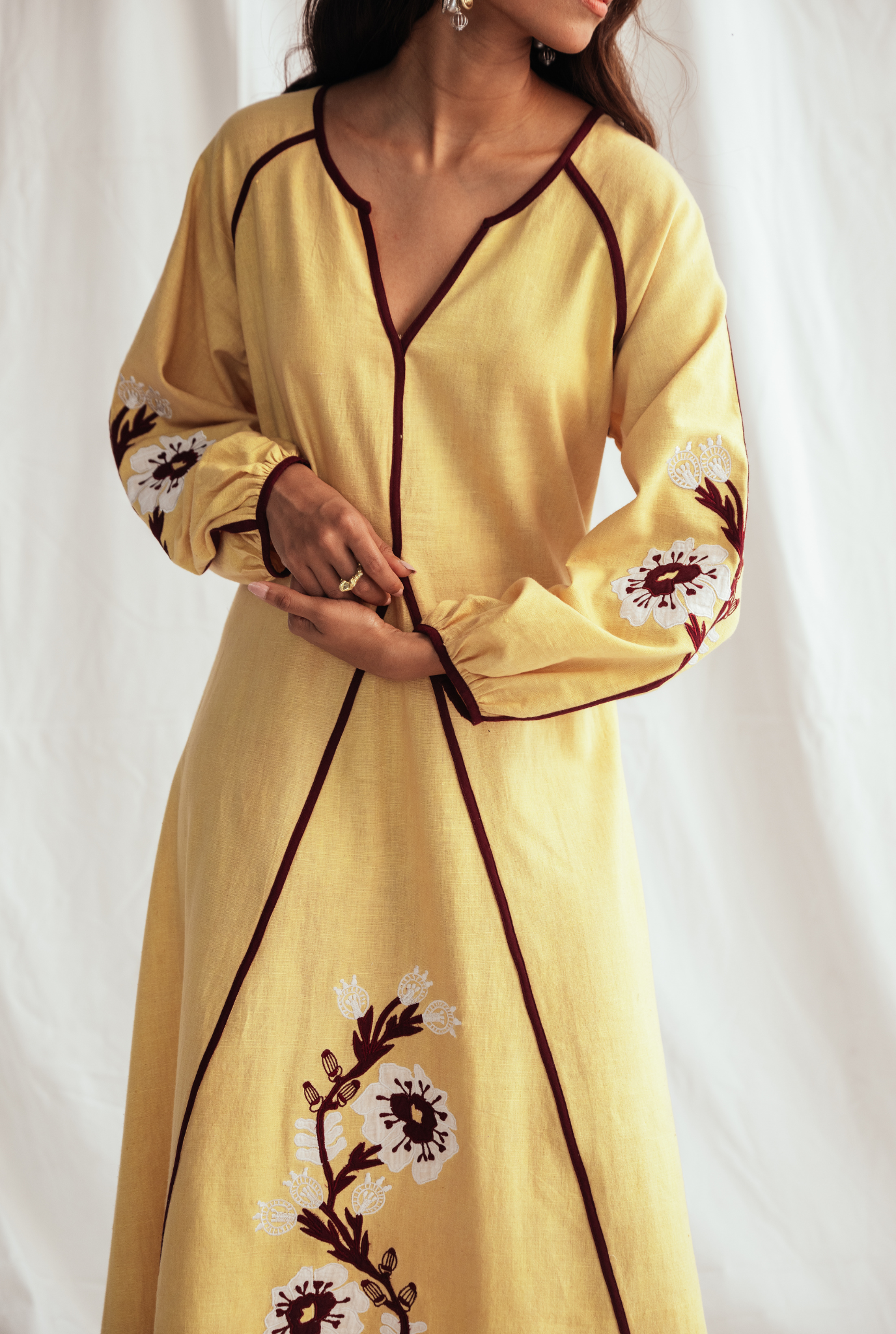 Aamras Handloom Peasant Dress