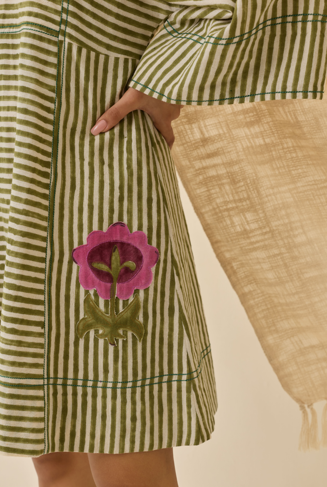 Pihu Handloom Shift Dress