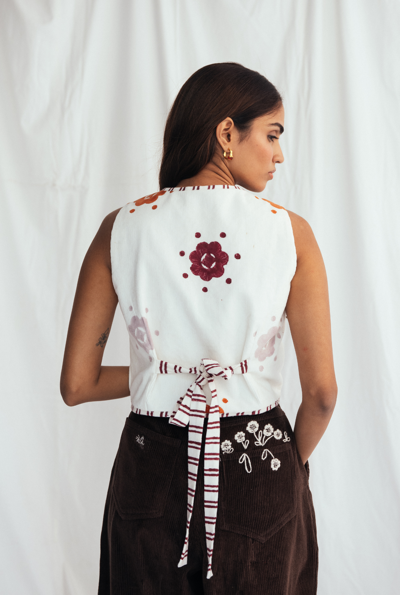 Thandai Corduroy Waistcoat