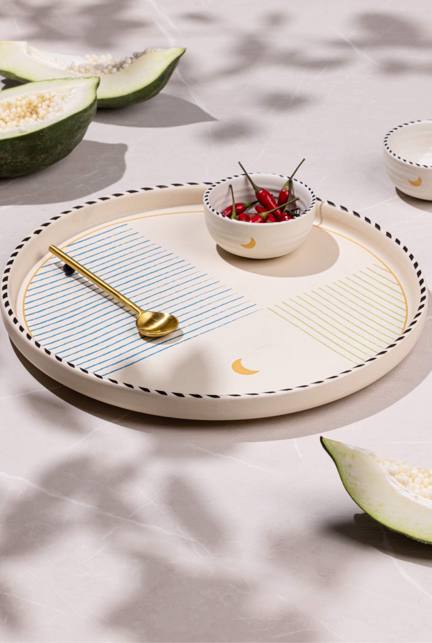 Mirissa Tall Edge Platter - Large