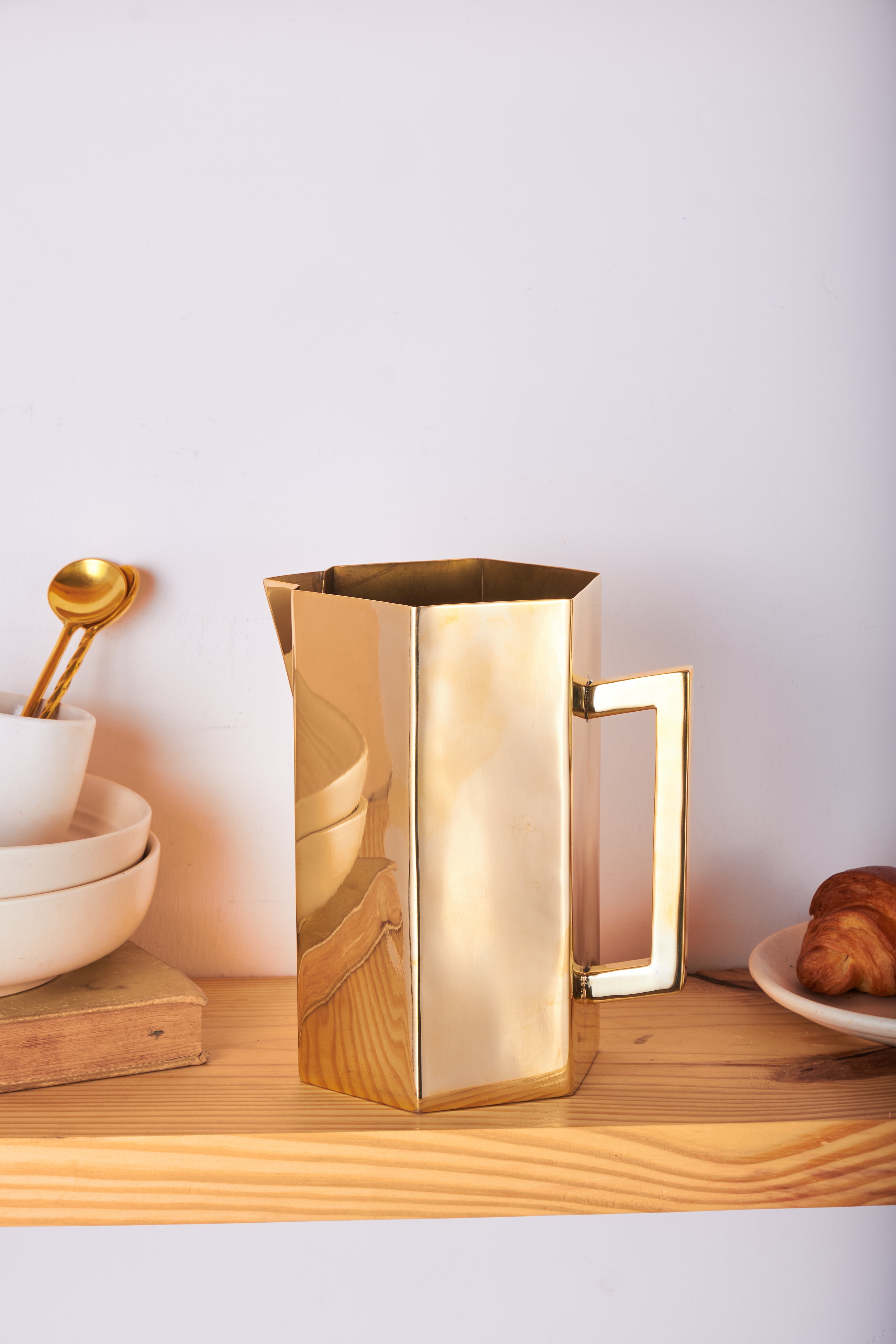 Stahl Brass Jug
