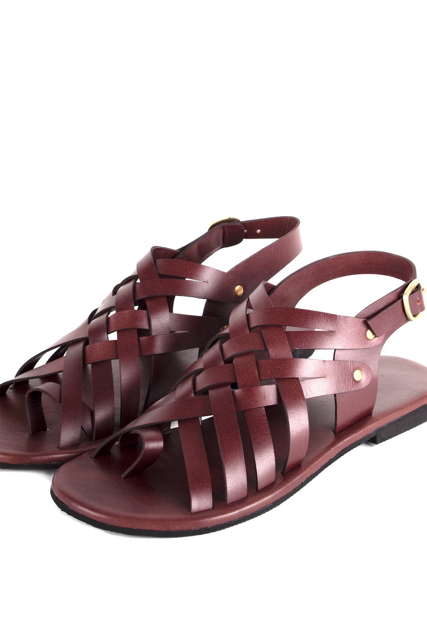 All-Strap Leather Unisex Sandals