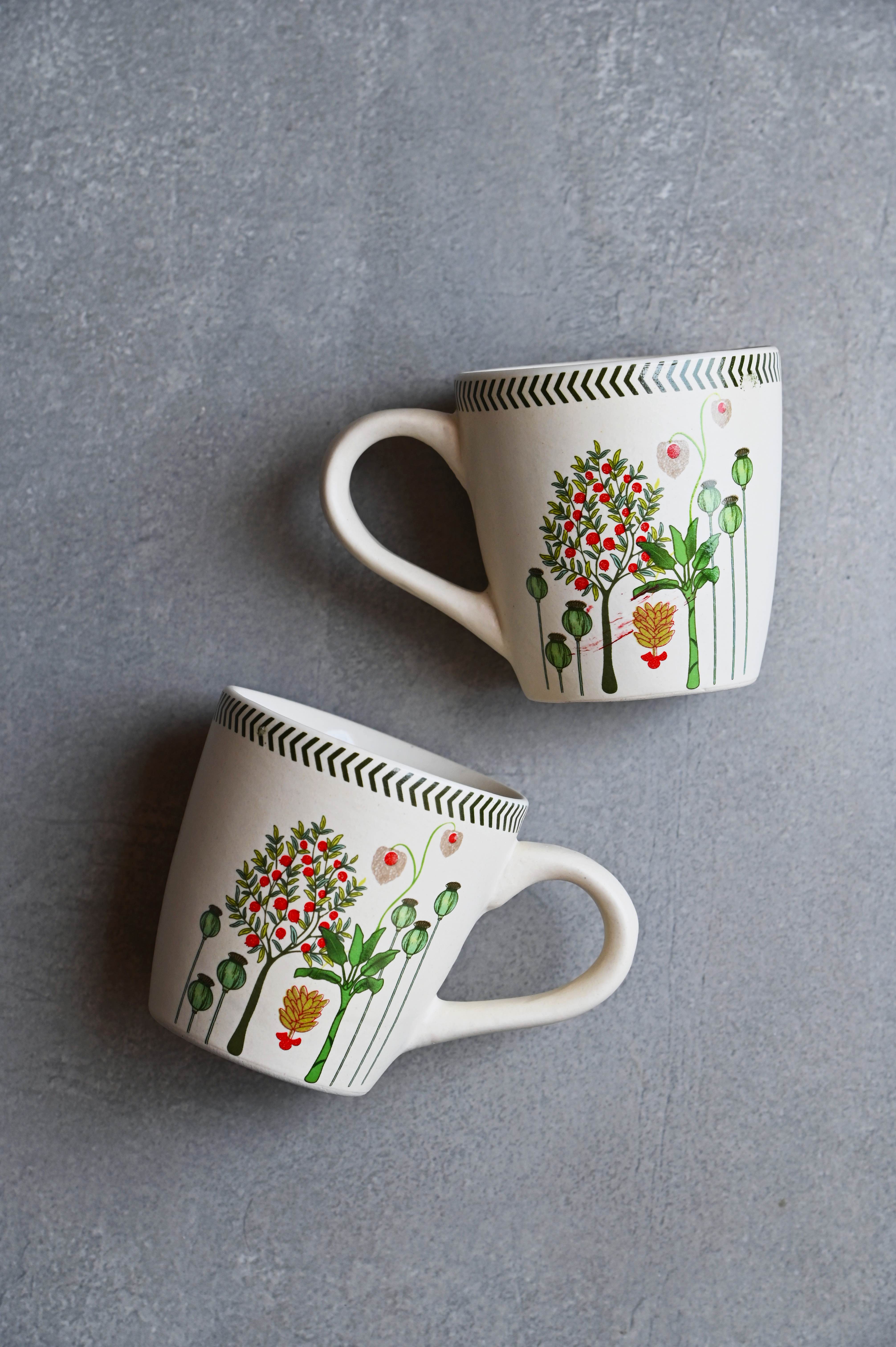 Bagh mugs - set of 2