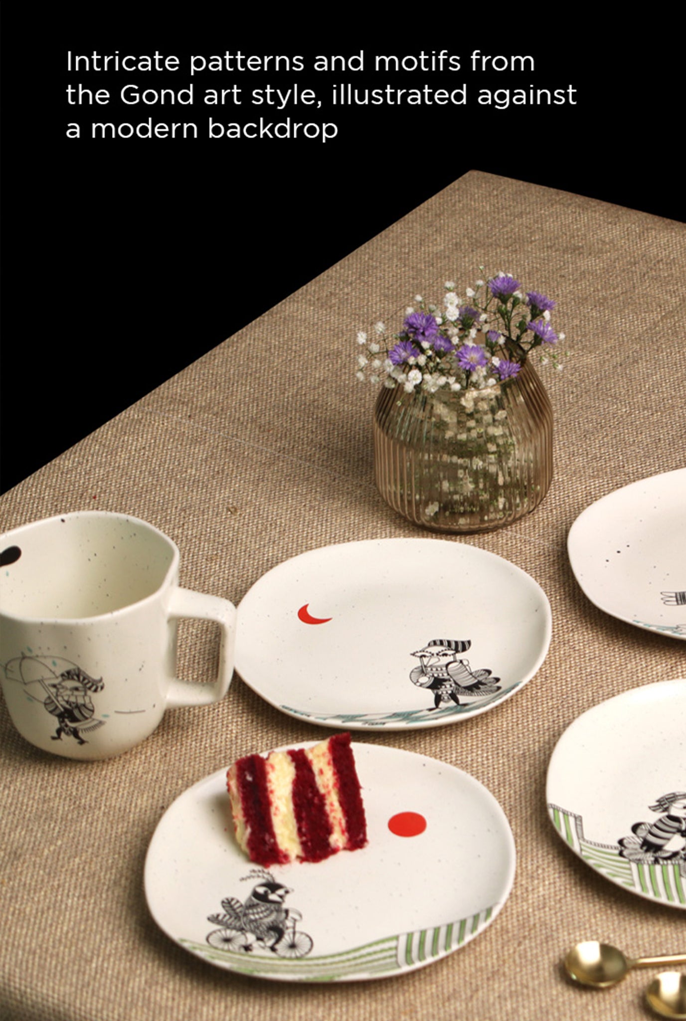 On Course Quarter Plates (Set Of 4)