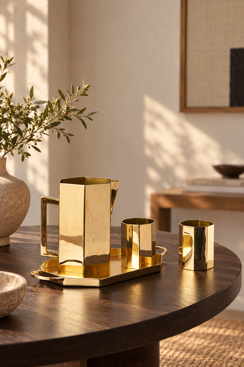 Stahl Brass Jug