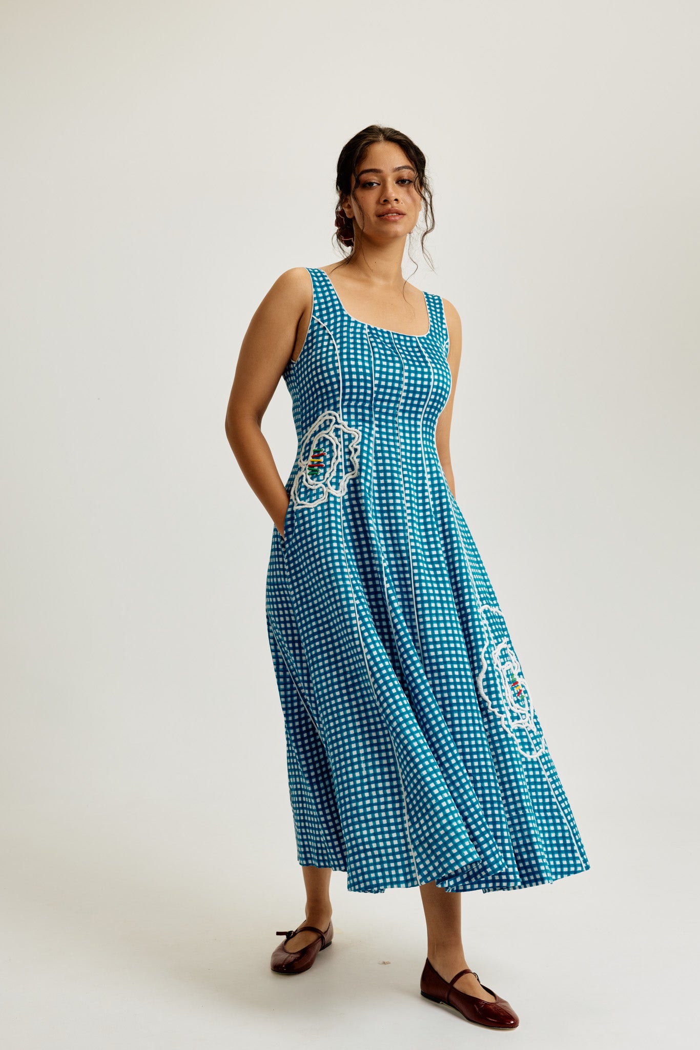 Soro Check Dress
