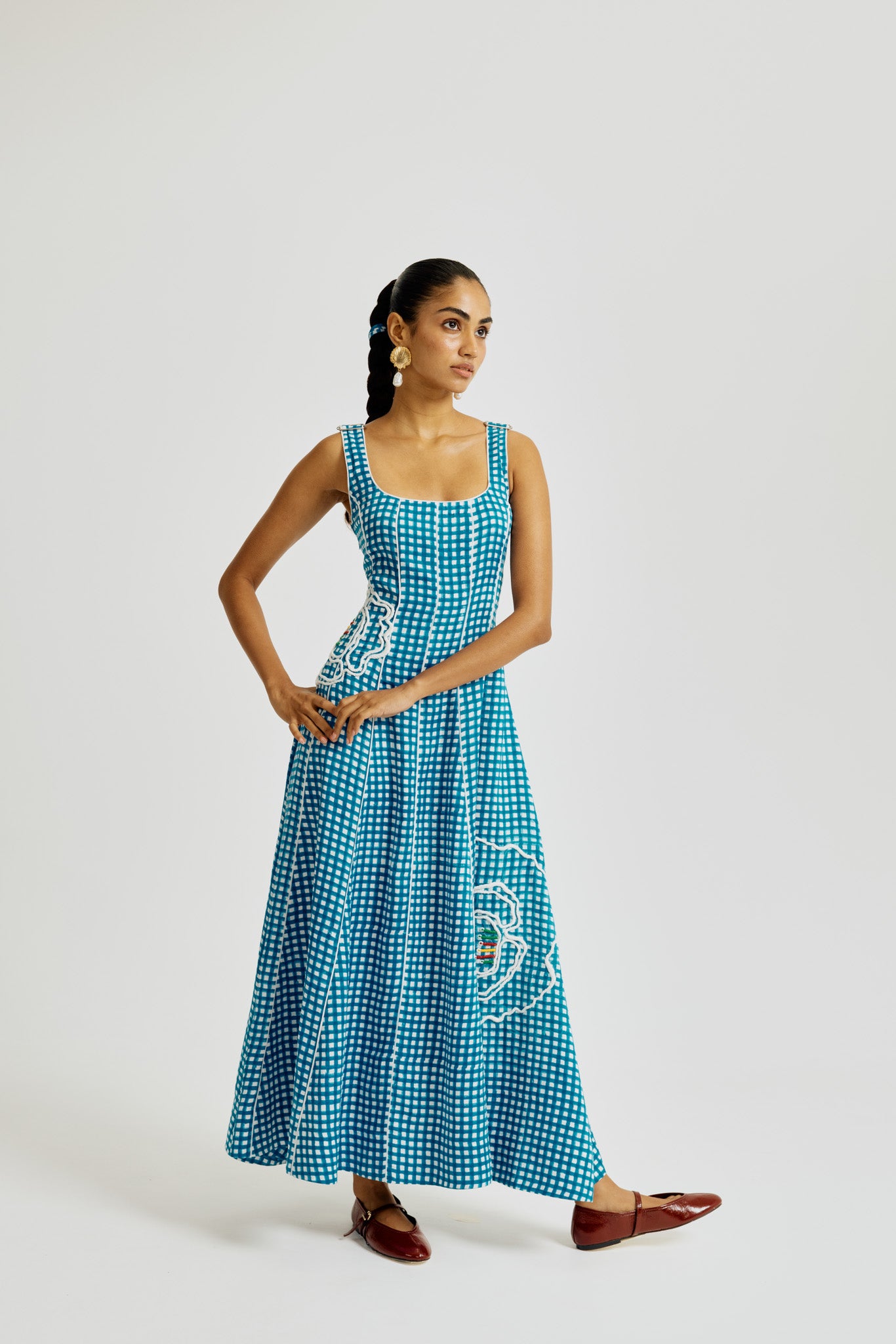 Soro Check Dress
