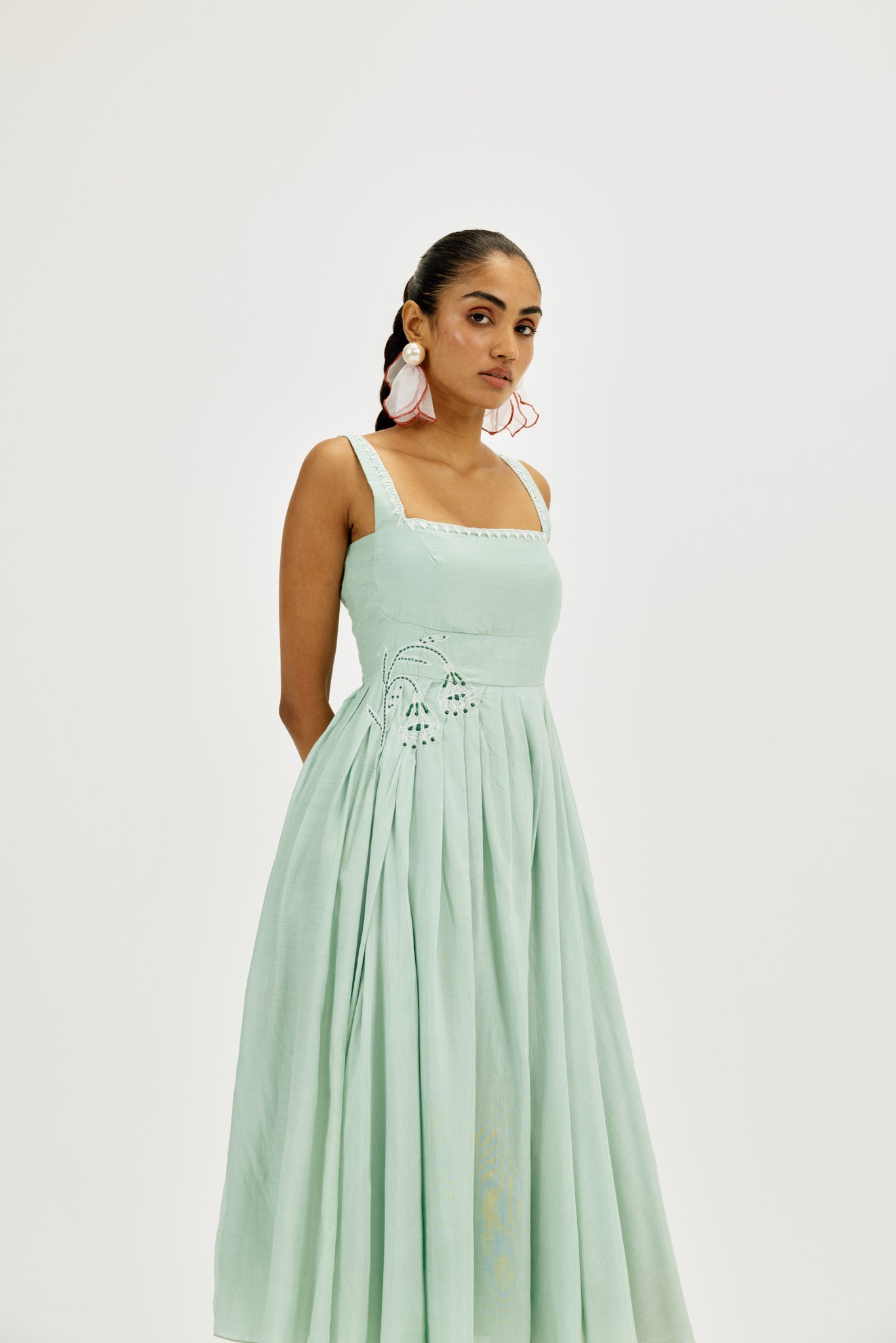 Cuna Pleated Dress