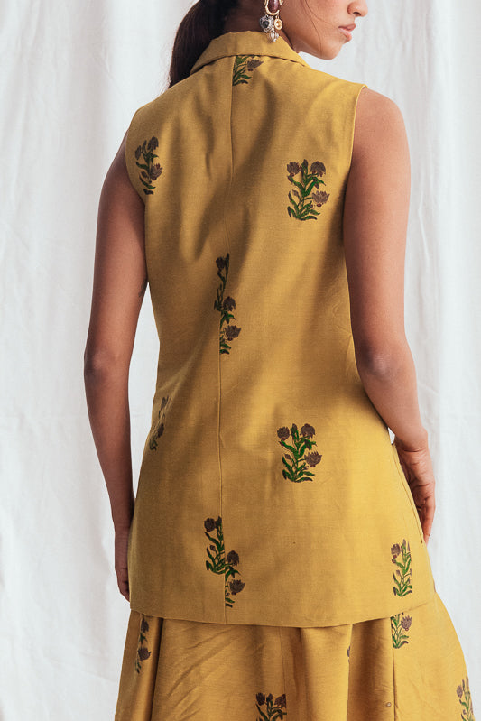 Nimbu Silk Blazer