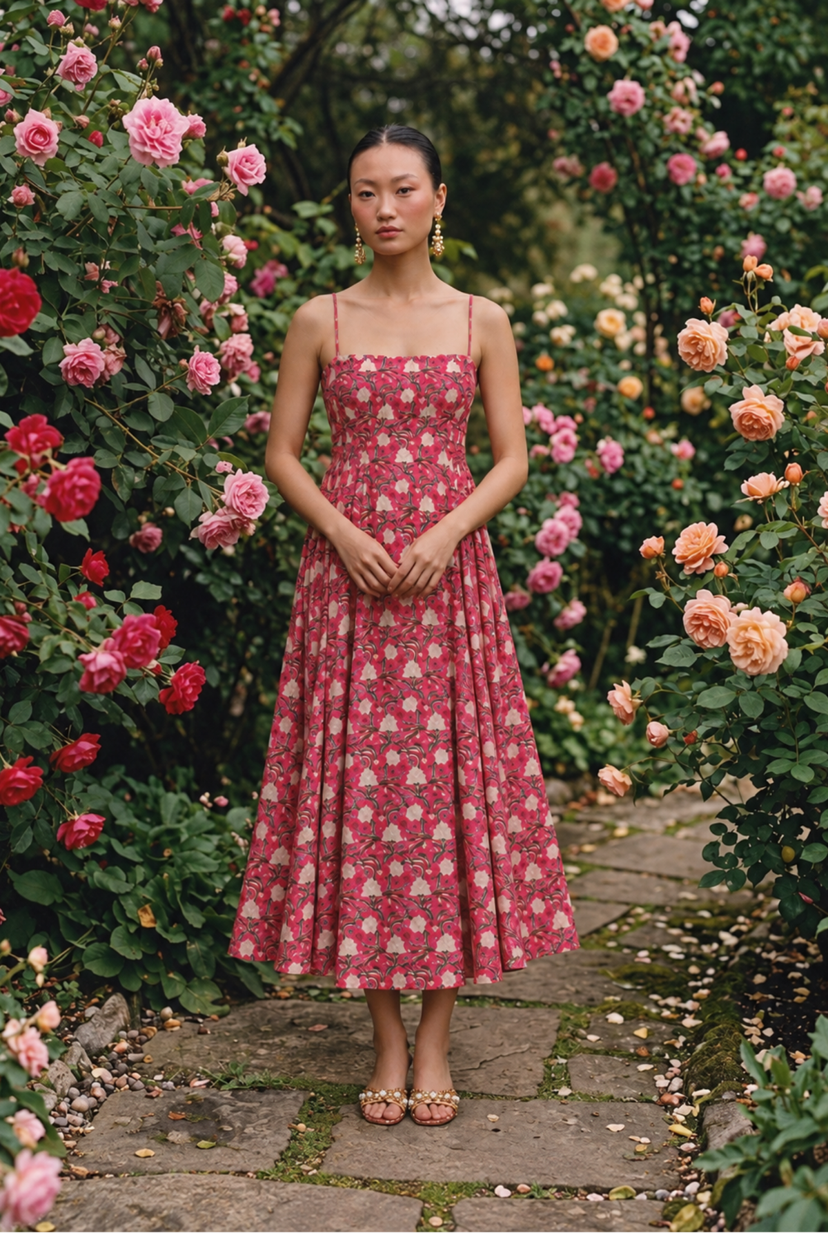 Jaal Pleated Dress