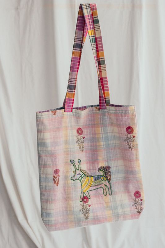 Kulfi Handloom Tote Bag