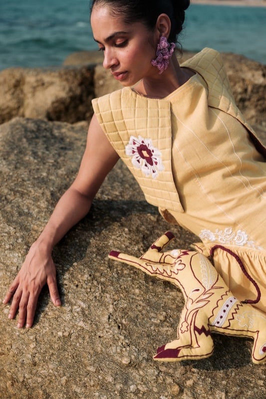 Aamras Handloom Bib