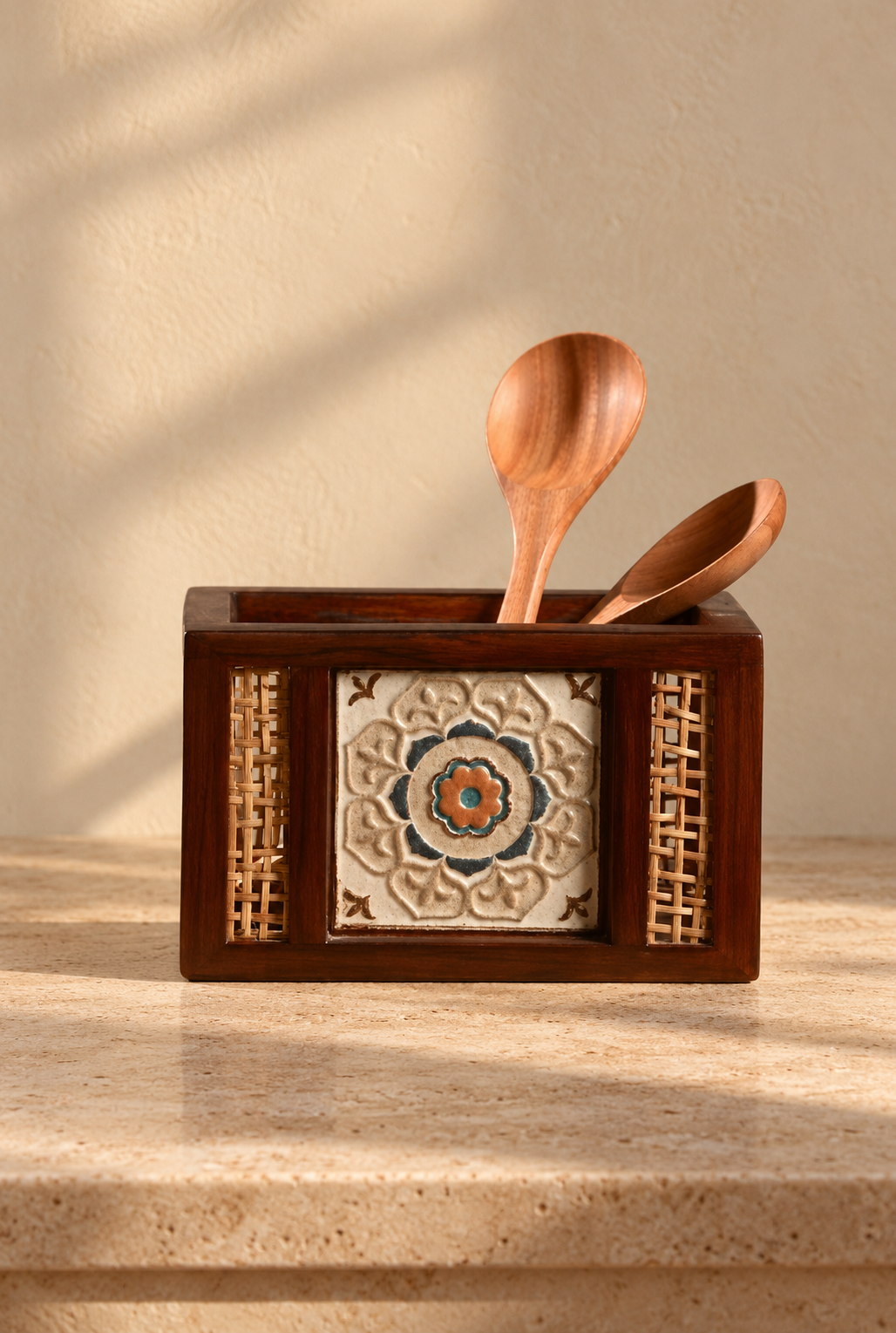 Log Cabin Tissue Box