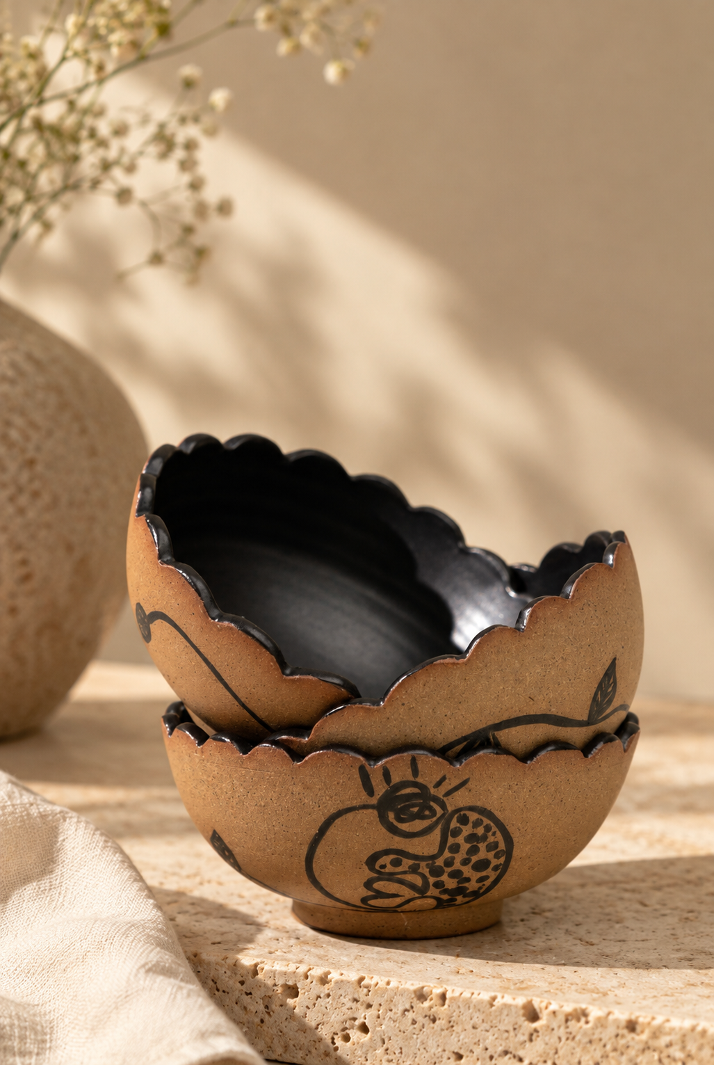 Field Of Pomegranate Bowl