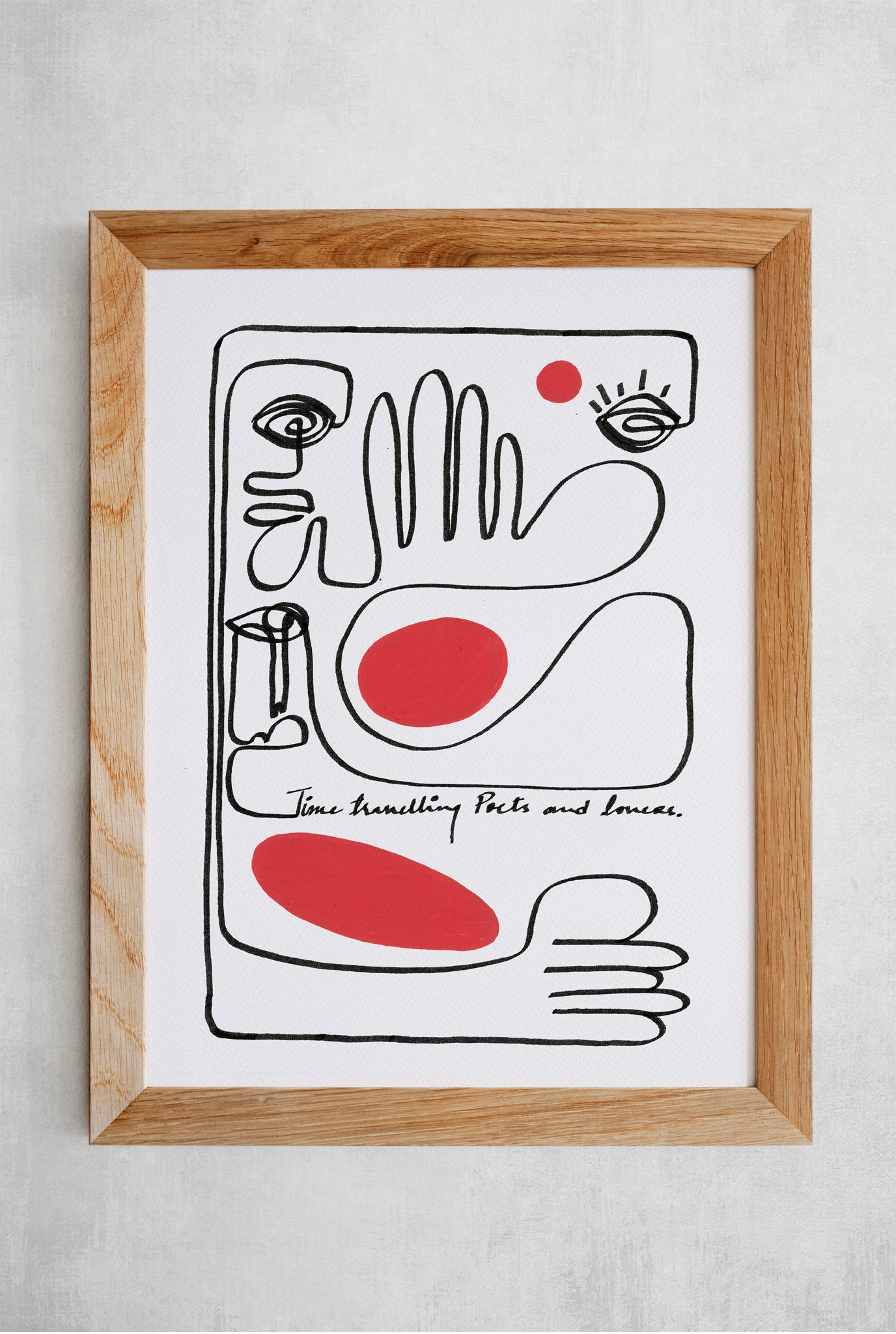 art-jodi-print-curiouser-line art-romantics-limited edition