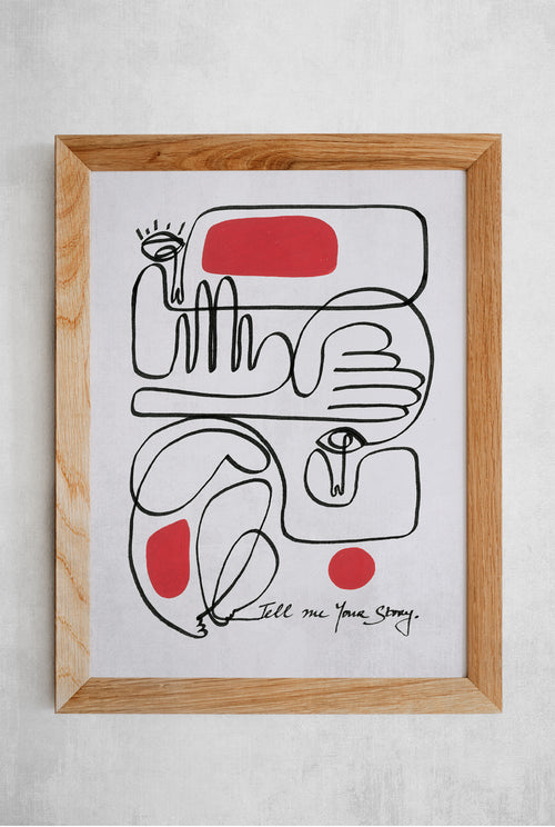 art-jodi-print-curiouser-line art-romantics-limited edition