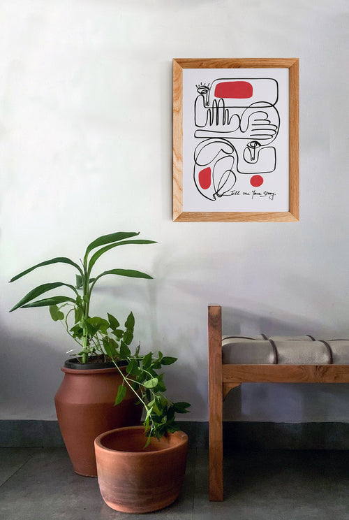 art-jodi-print-curiouser-line art-romantics-limited edition